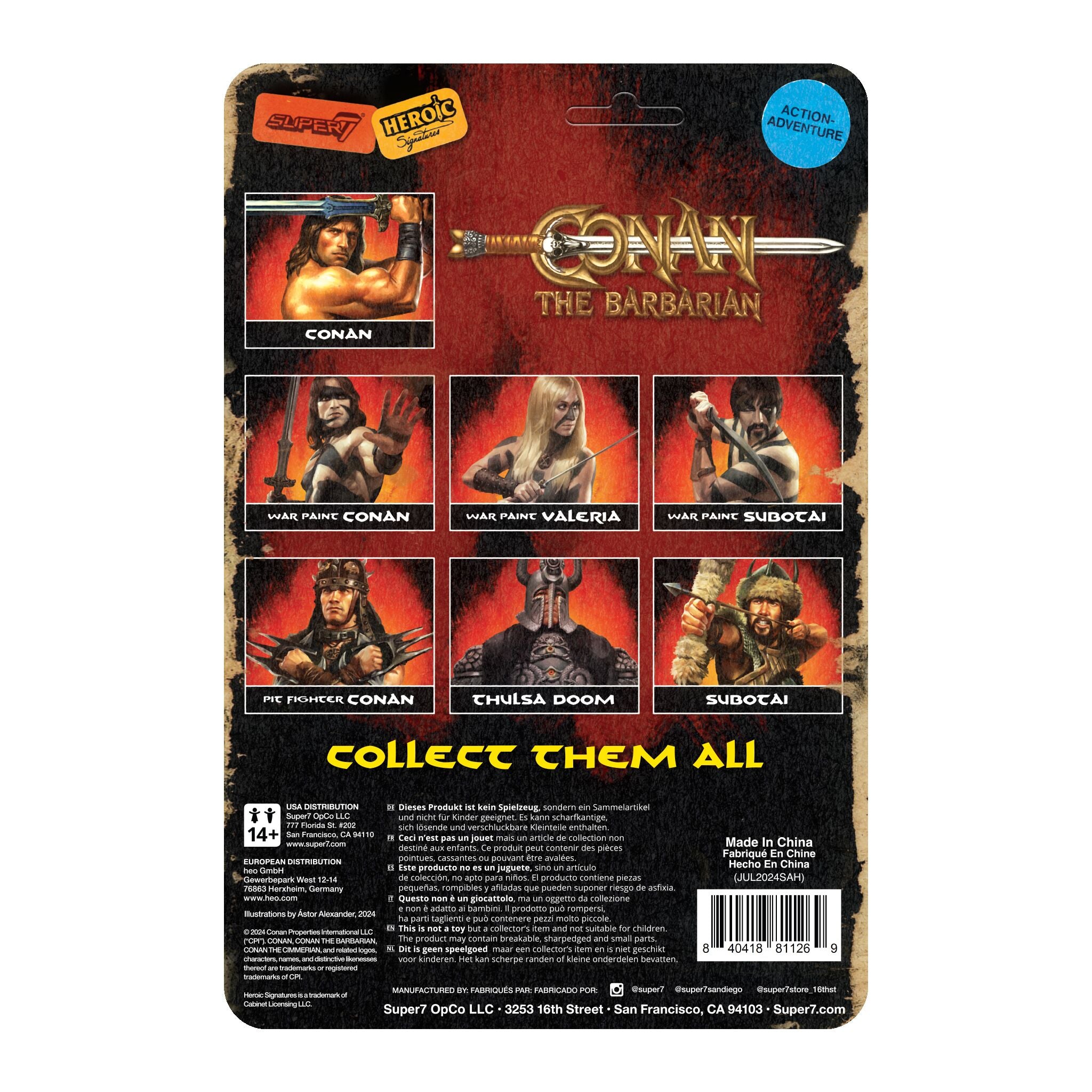 Conan the Barbarian ReAction Figures - Conan (Resurrected)