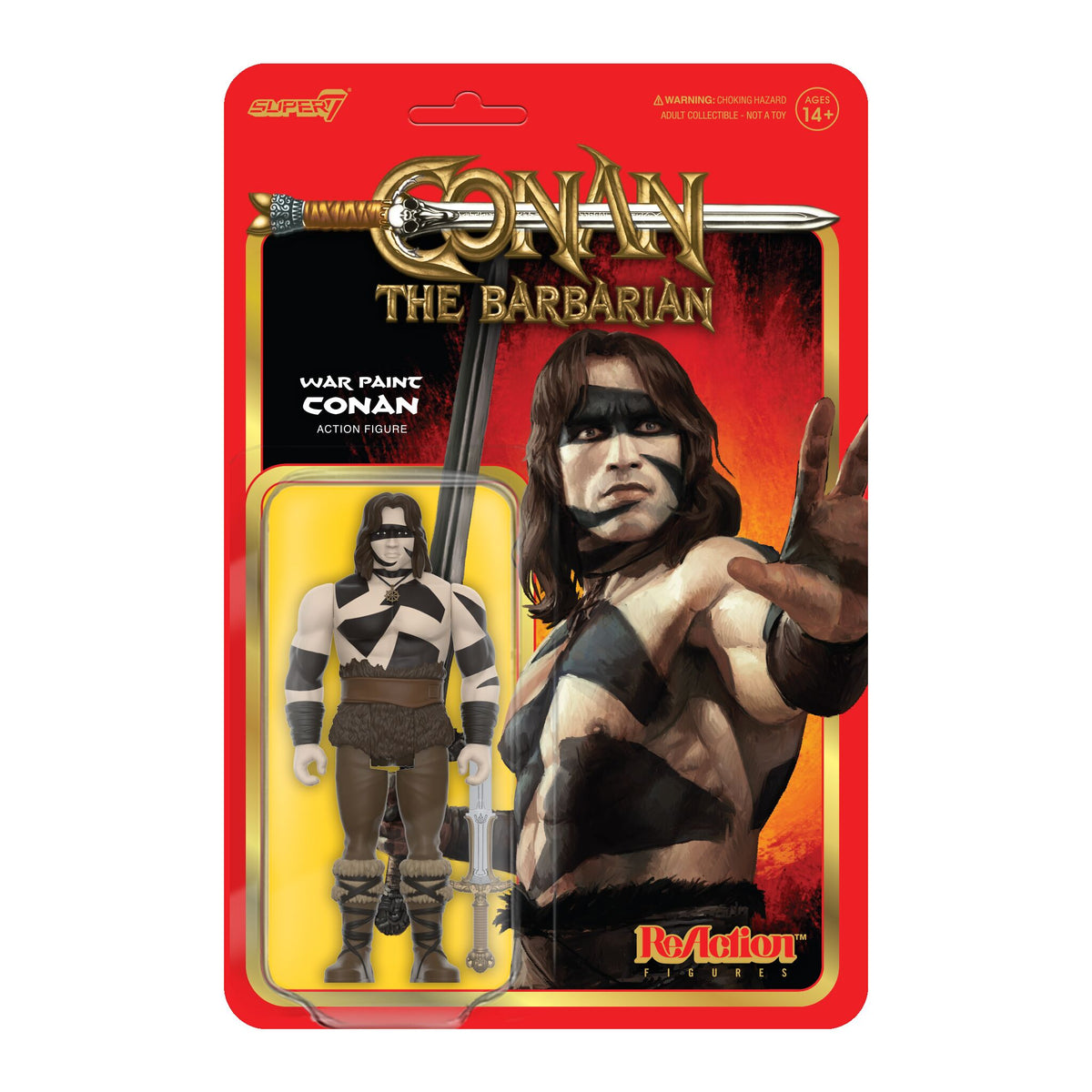 PREORDER JANUARY 2026 CONAN BARBARIAN FIGURINE CONAN WAR PAINT 1/12 MEZCO