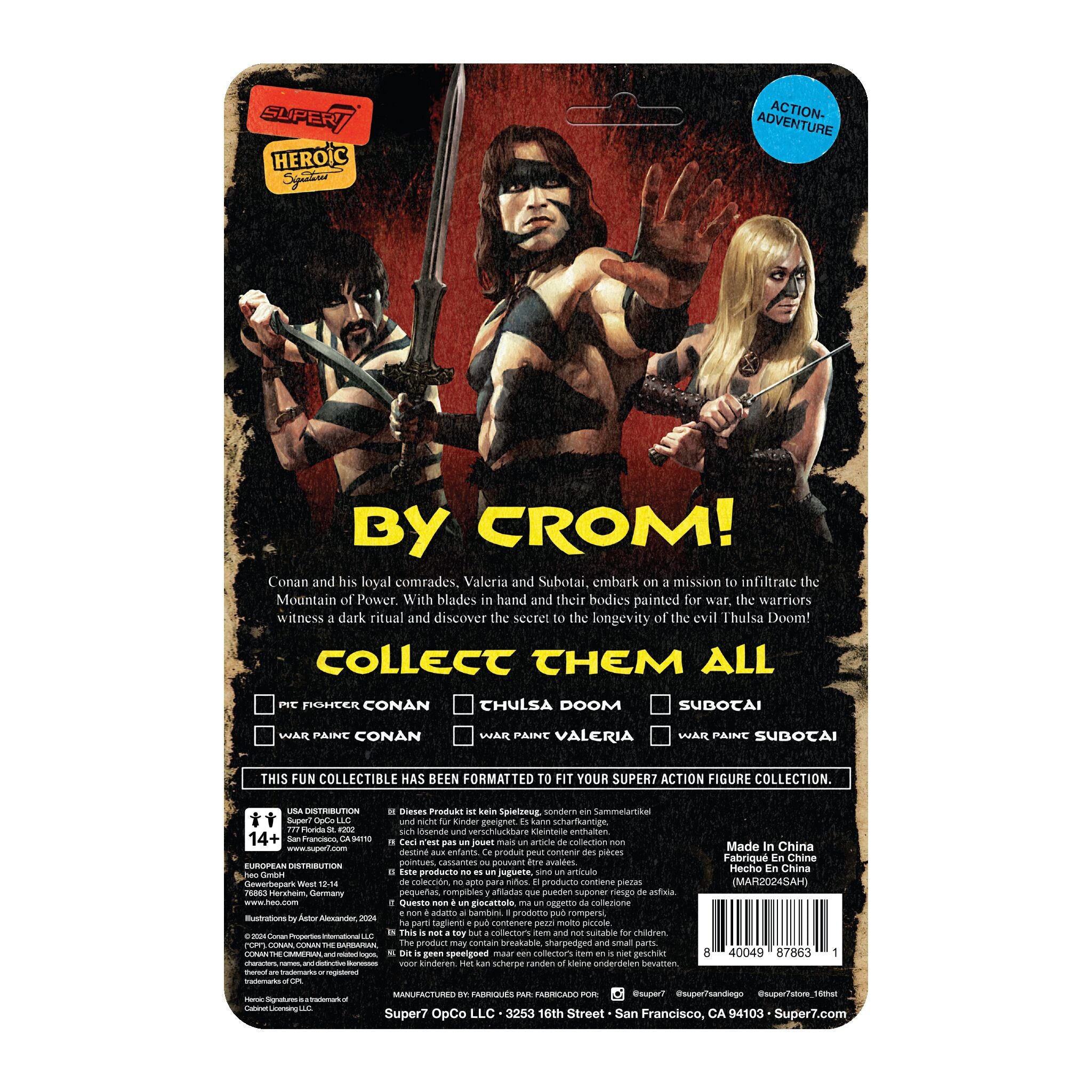 Conan the Barbarian ReAction Figures Wave 02 - Conan (War Paint)