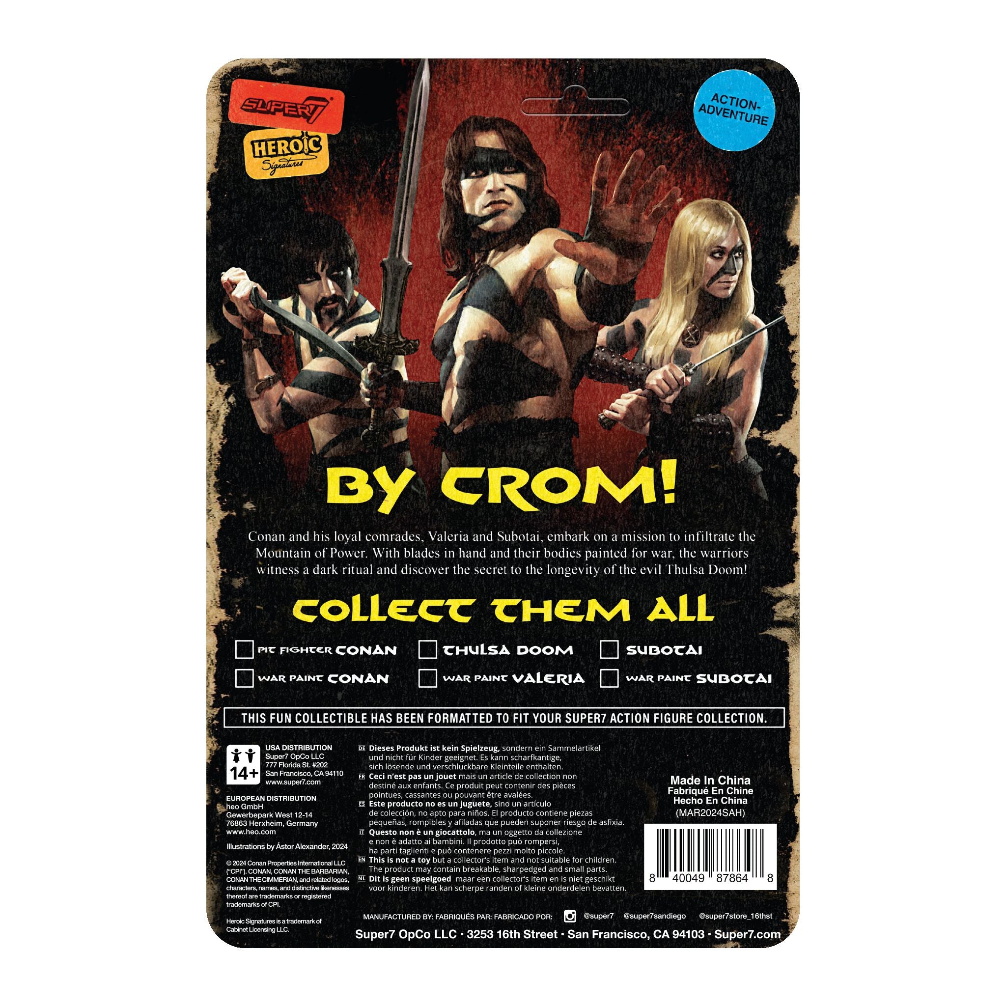 Conan the Barbarian ReAction Figures Wave 02 - Subotai (War Paint)