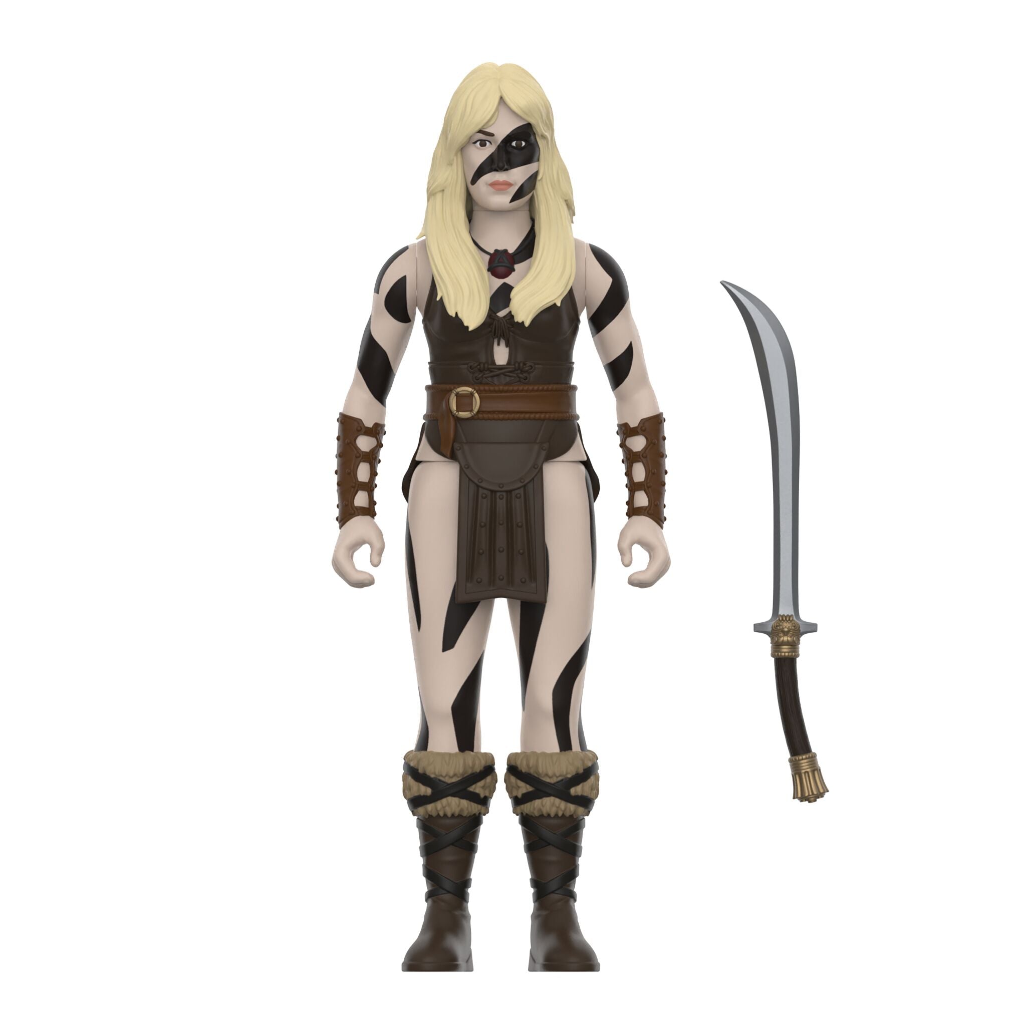 Conan the Barbarian ReAction Figures Wave 2 - Conan (War Paint), Subotai (War Paint), and Valeria (War Paint)