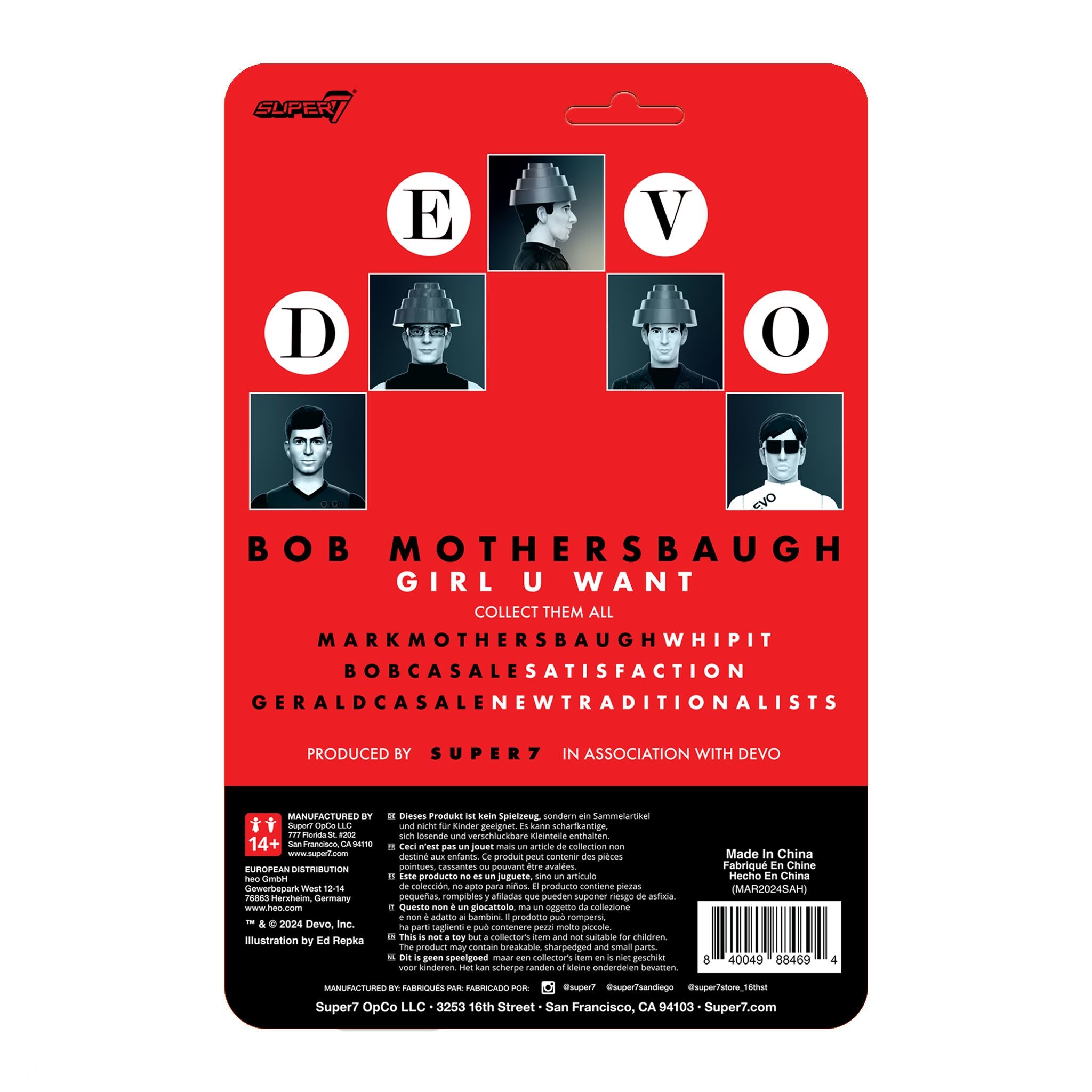 Devo ReAction Figures Wave 04 - Bob Mothersbaugh (The Girl U Want)