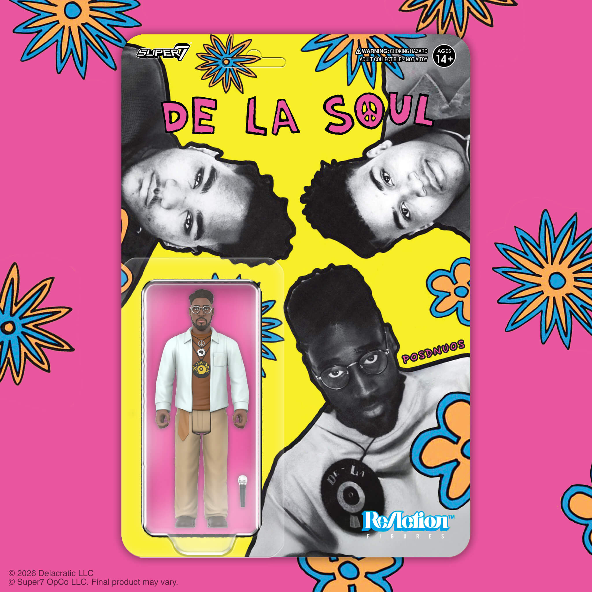 De La Soul ReAction Figures Wave 01 - Kelvin "Posdnuos" Mercer (Me, Myself & I)