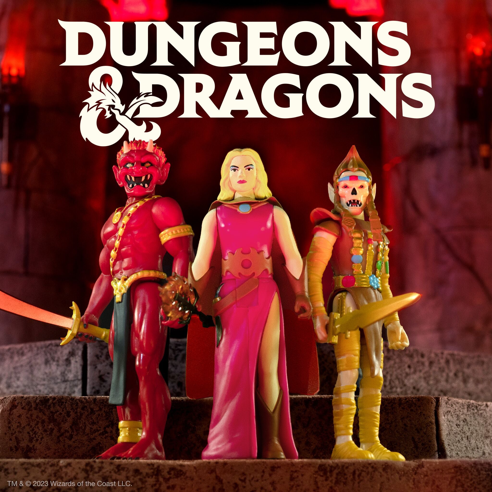 Dungeons & Dragons ReAction Figures Wave 1 - Set of 3