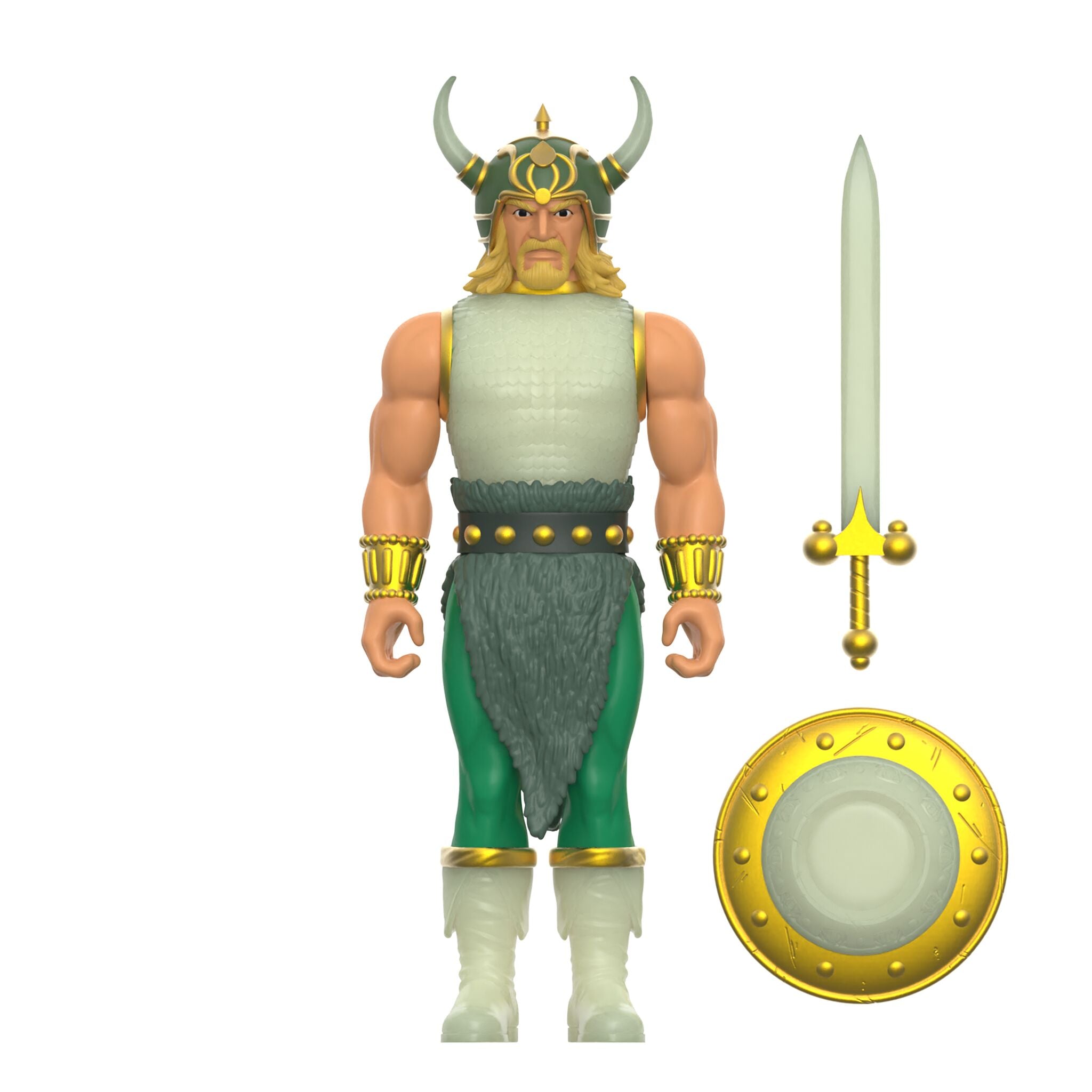 Dungeons and Dragons ReAction Figures Wave 04 - Red Box Fighter (Glow)