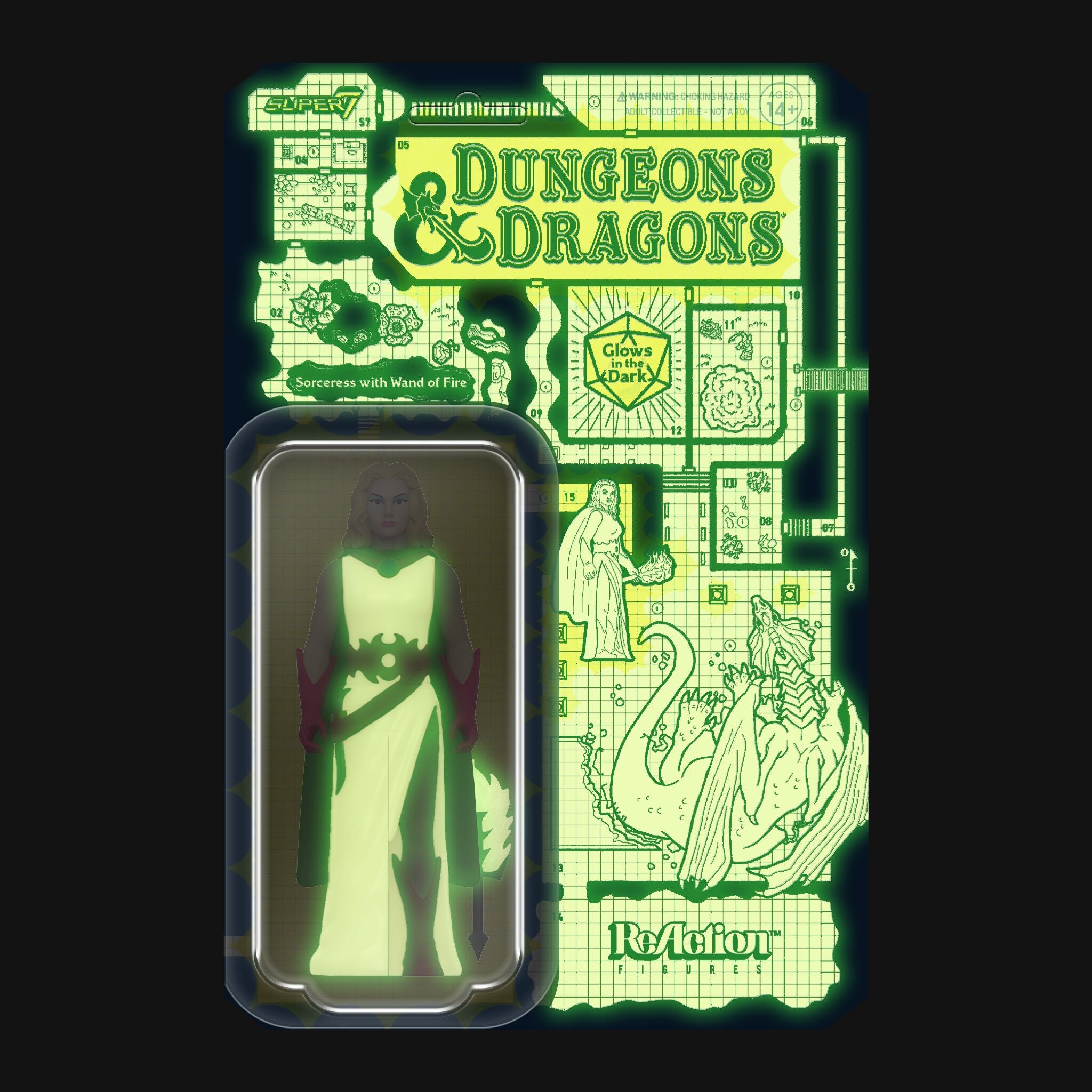 Dungeons and Dragons ReAction Figures Wave 04 - Sorceress (Glow)