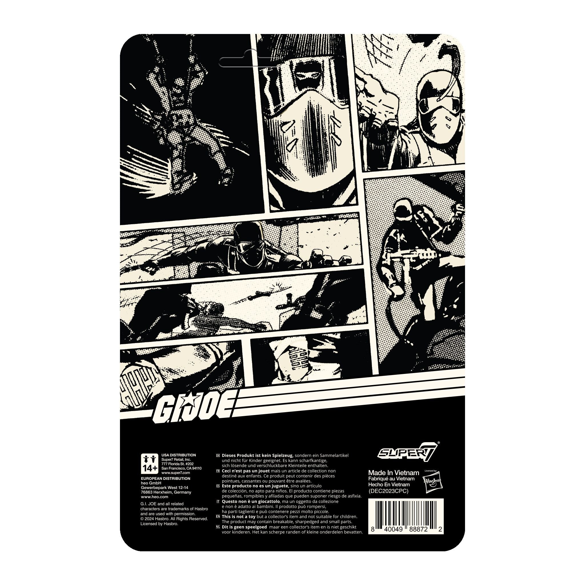 G.I. Joe ReAction Figures - Snake Eyes (Comic)