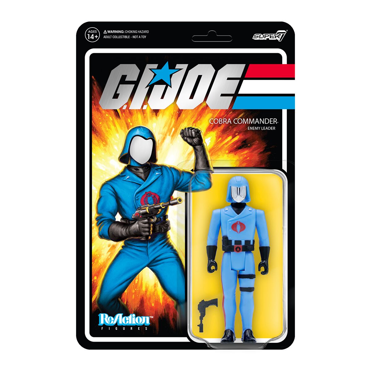 G.I. Joe ReAction Wave 2 - Cobra Commander (Vac Metal)