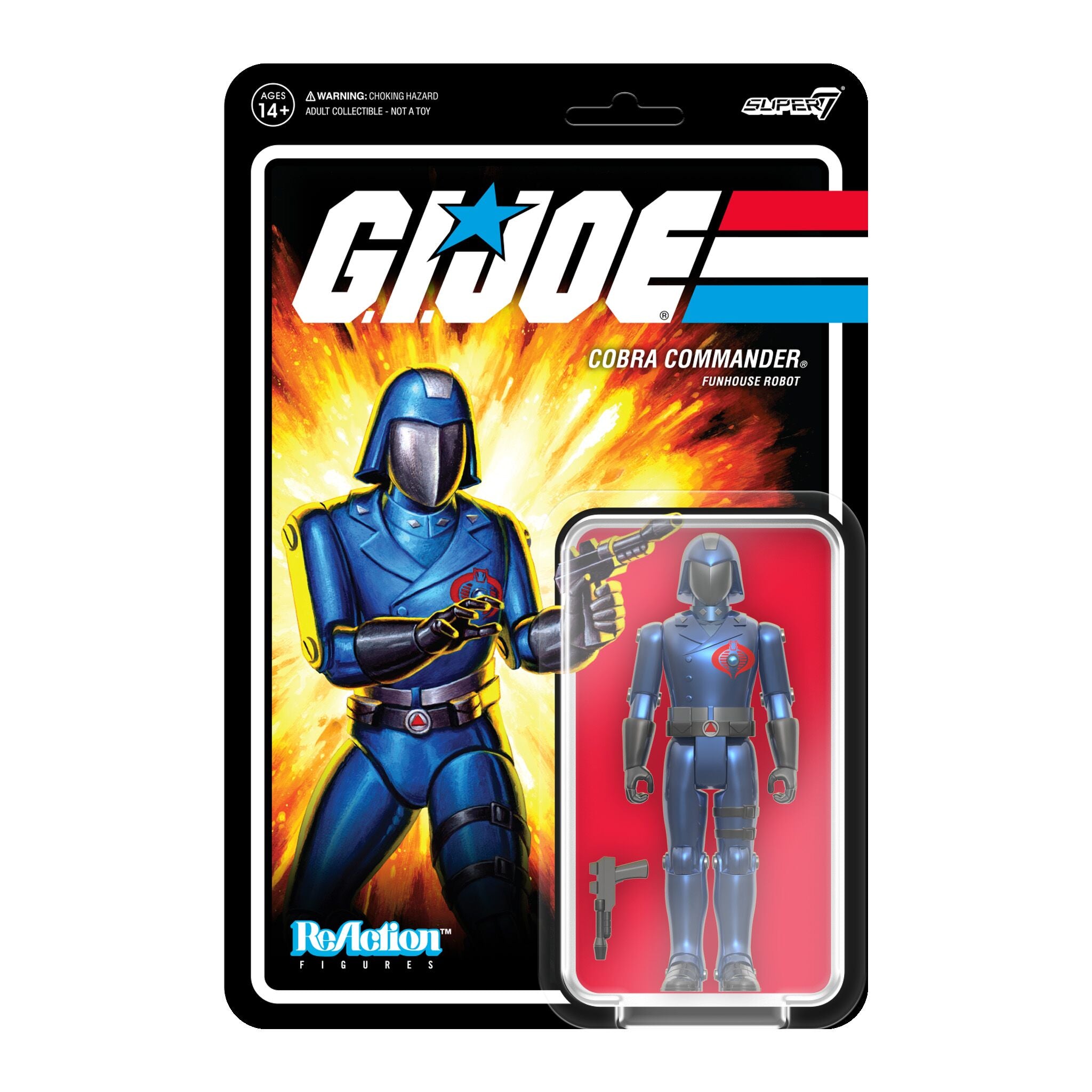 G.I. Joe ReAction Figures Wave 7 - Cobra Commander (Funhouse Robot)