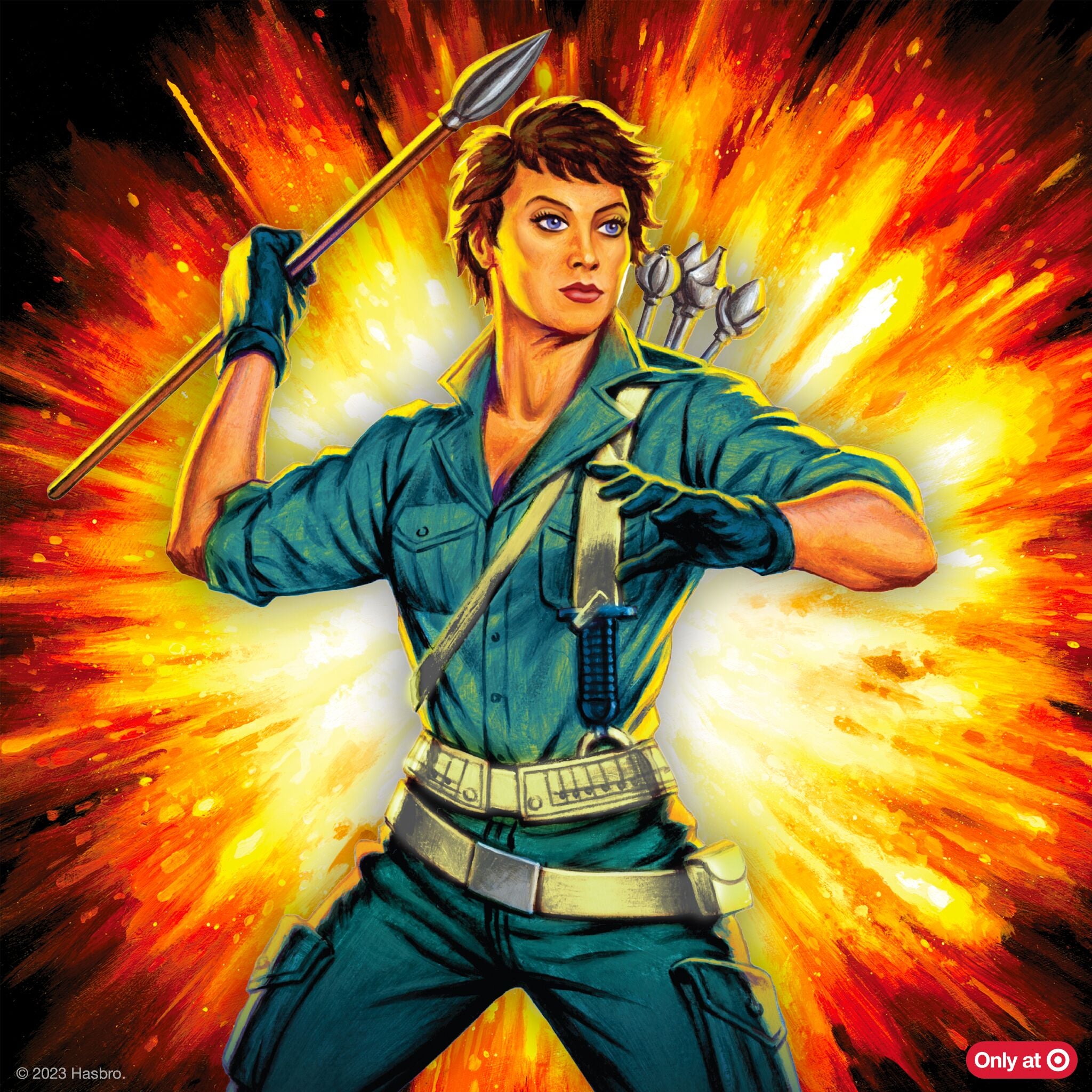 G.I. Joe ReAction Figures - Lady Jaye (DIC Teal)