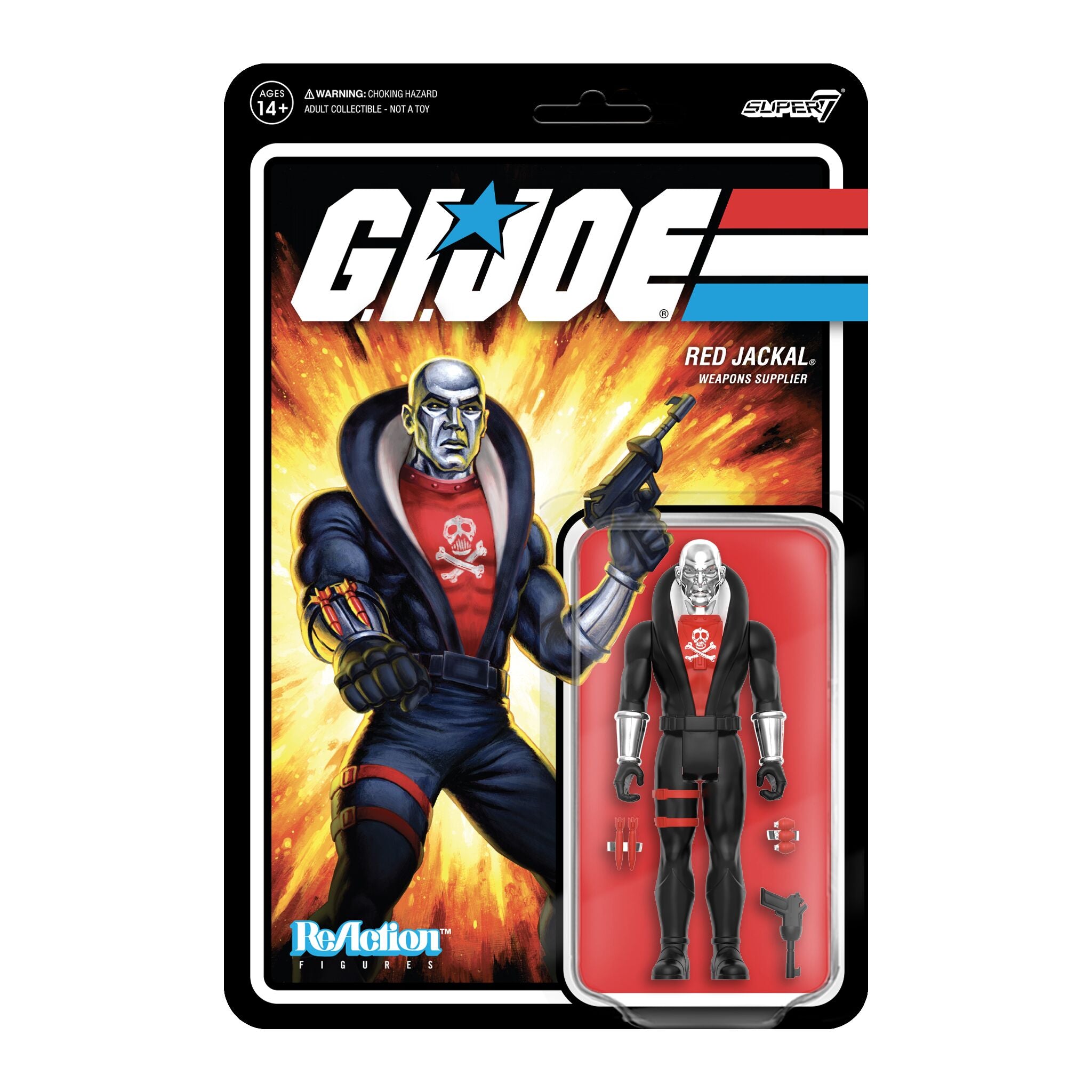 G.I. Joe ReAction Figures W8 - Red Jackal (Vac Metal)