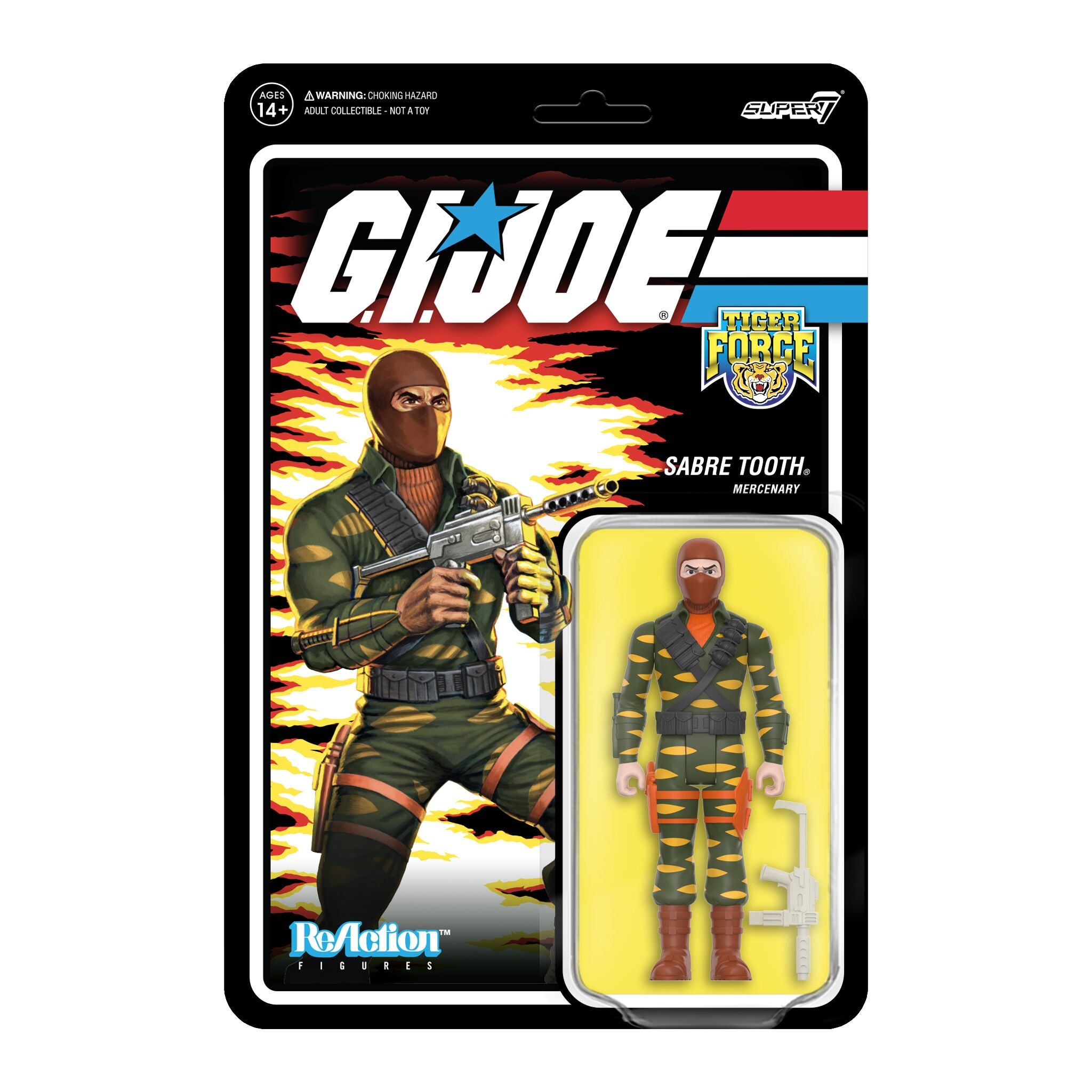 G.I. Joe ReAction Figures W8 - Sabre Tooth
