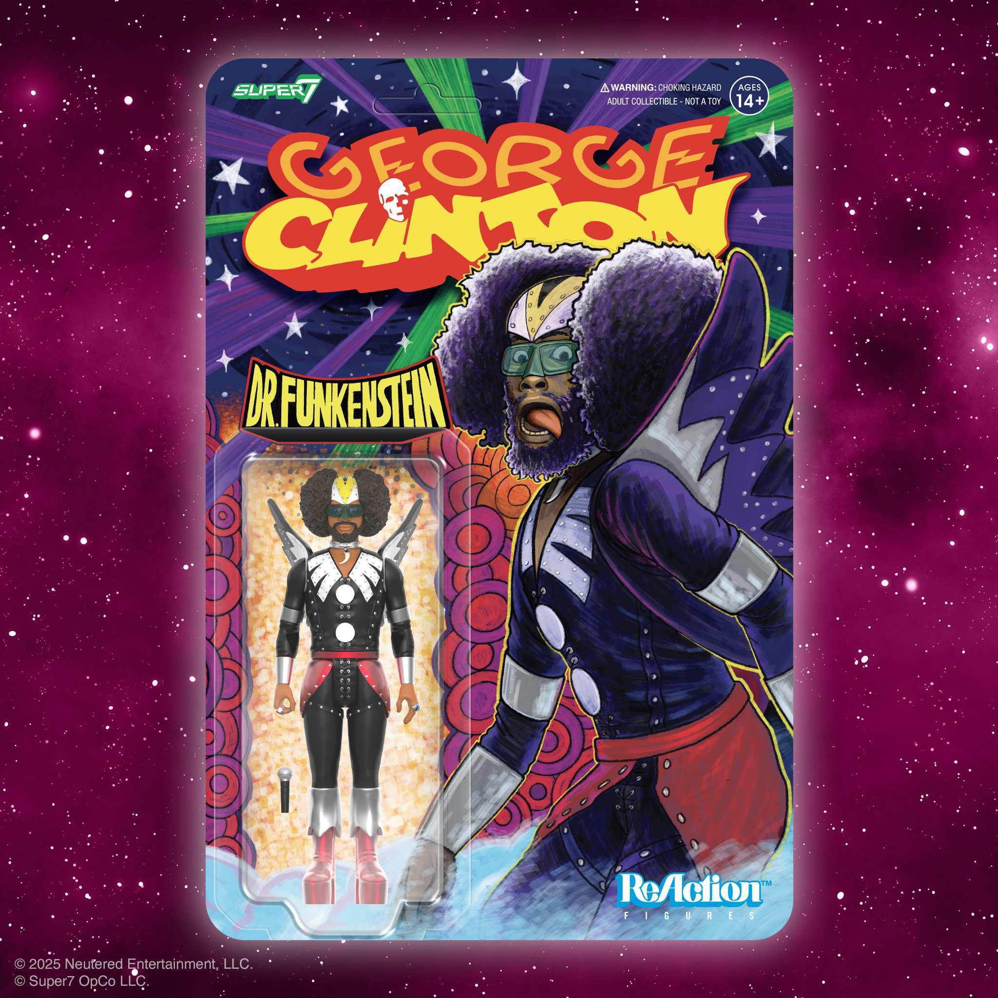 George Clinton ReAction Figures Wave 01 - George Clinton (Dr. Funkenstein)