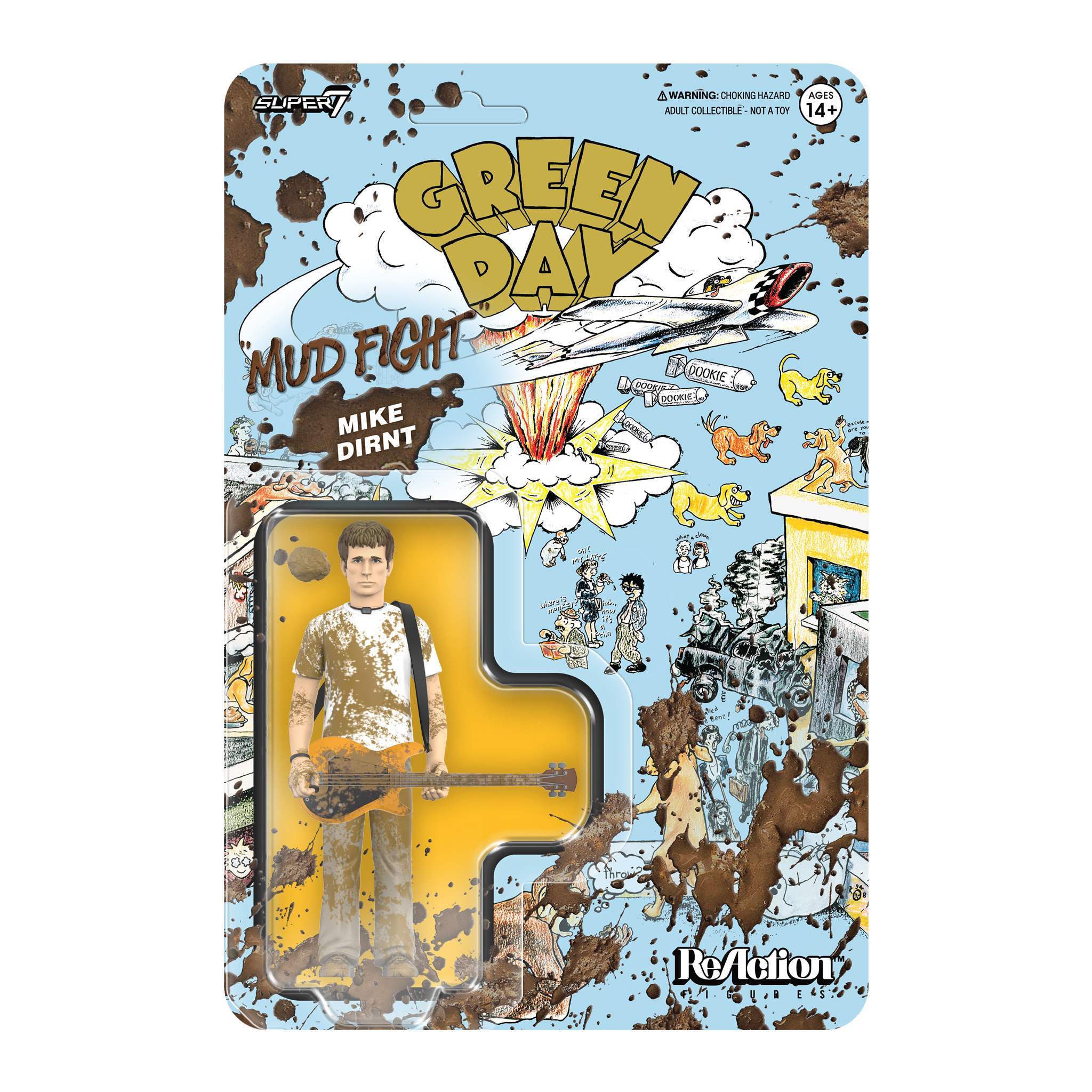 GREEN DAY ReAction Figures Wave 01 (Mud Fight) - Mike Dirnt