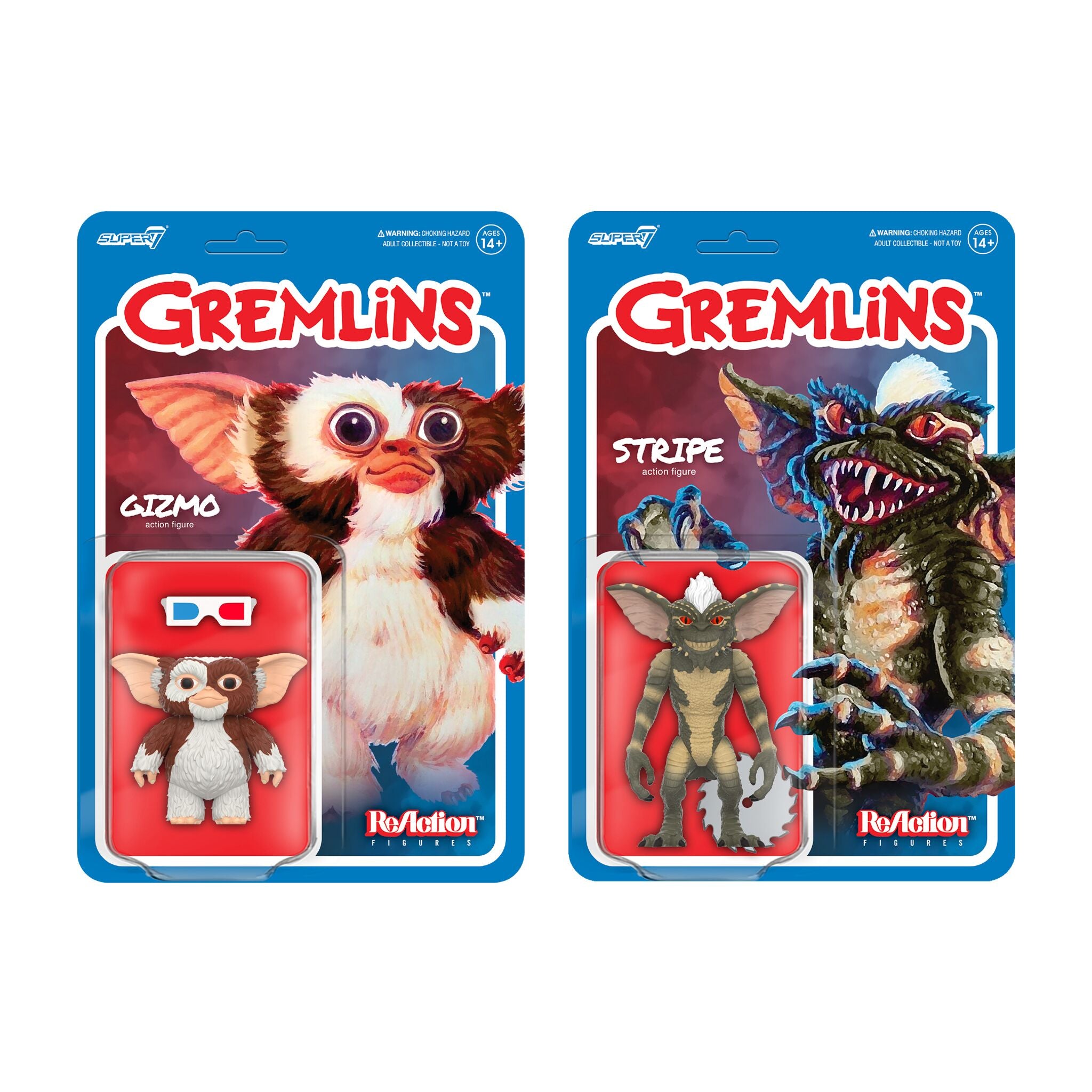 Gremlins ReAction Figures Wave 1 - Gizmo & Stripe