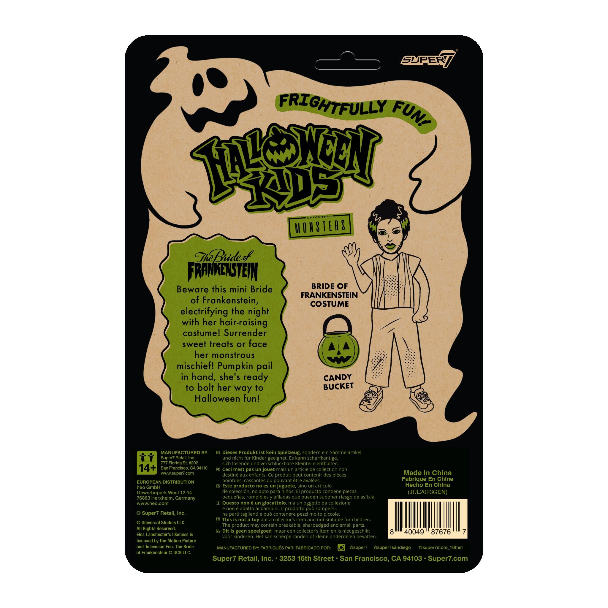 Halloween Kids ReAction - Bride of Frankenstein Girl (Universal Monsters)