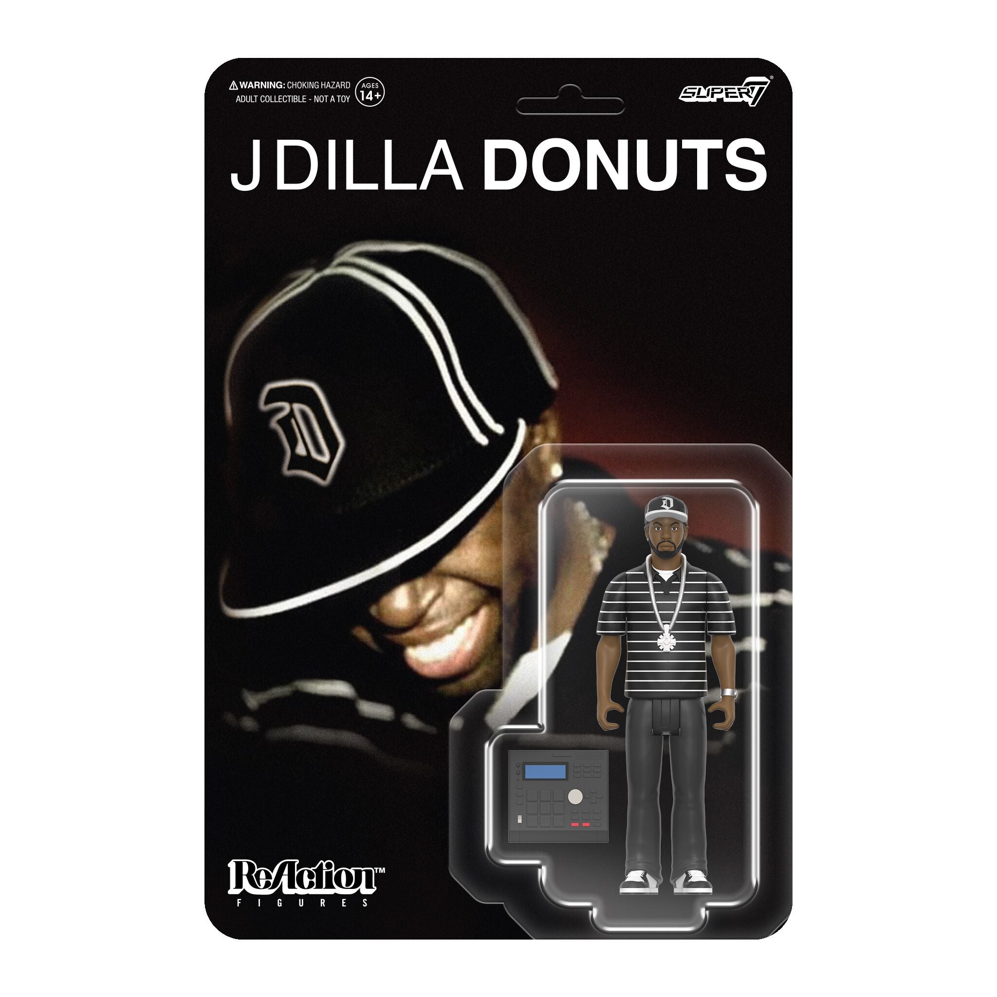 J Dilla ReAction Figures Wave 01 - J Dilla (Donuts - Smile Album Cover)