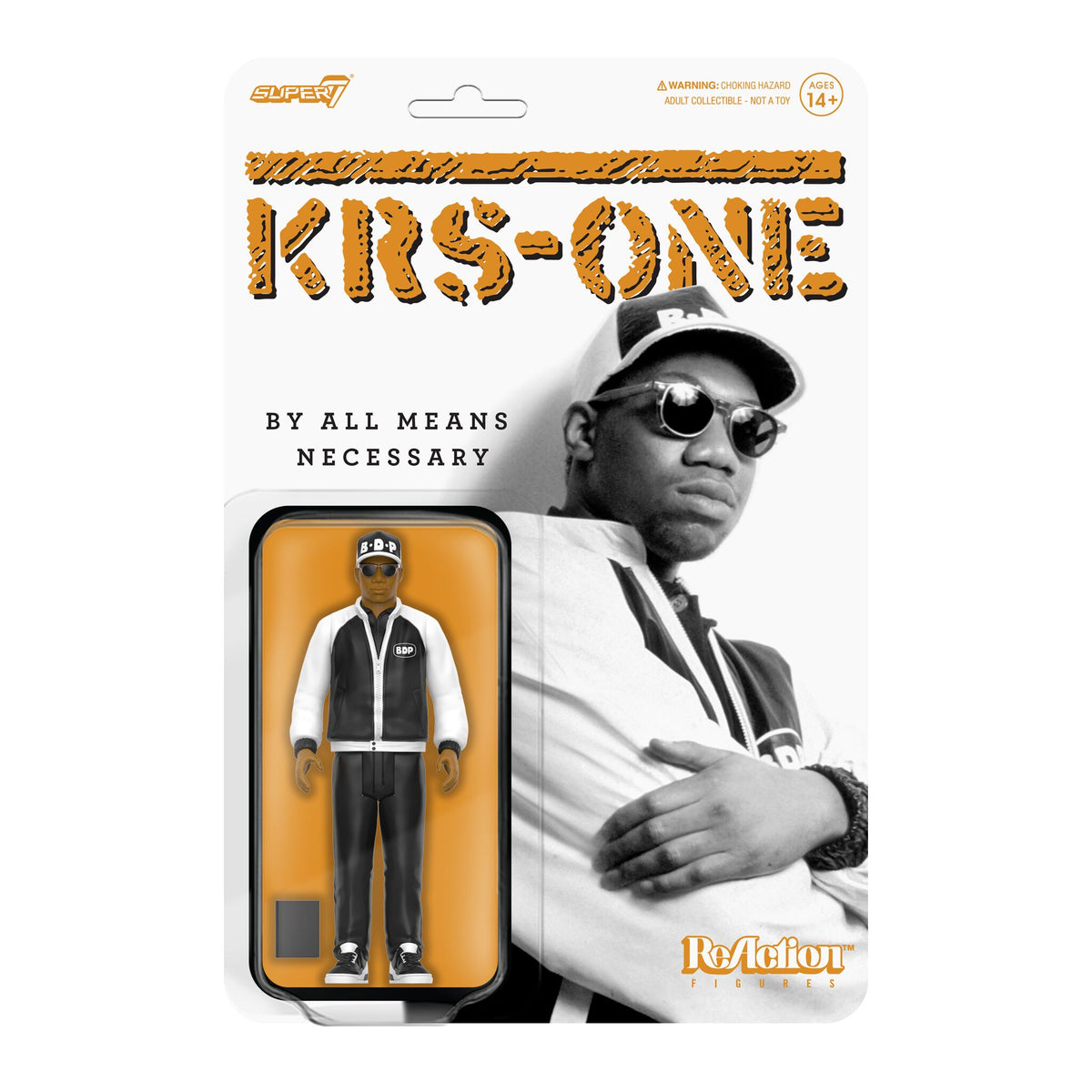 KRS-One ReAction Figures Wave 01 - KRS-One (By All Means Necessary BDP)