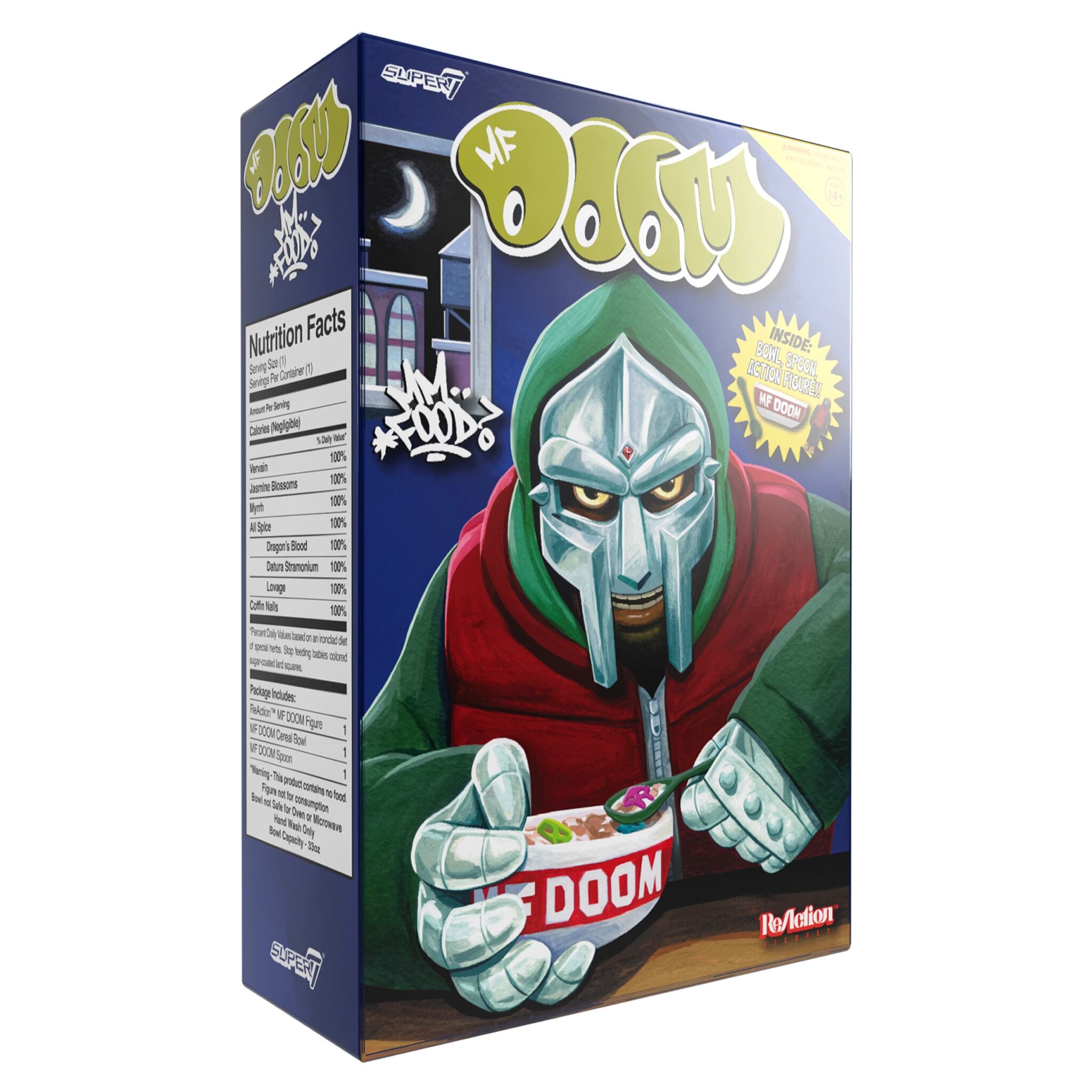 MF DOOM ReAction Figures Wave 02 - MF DOOM (Mm..Food)