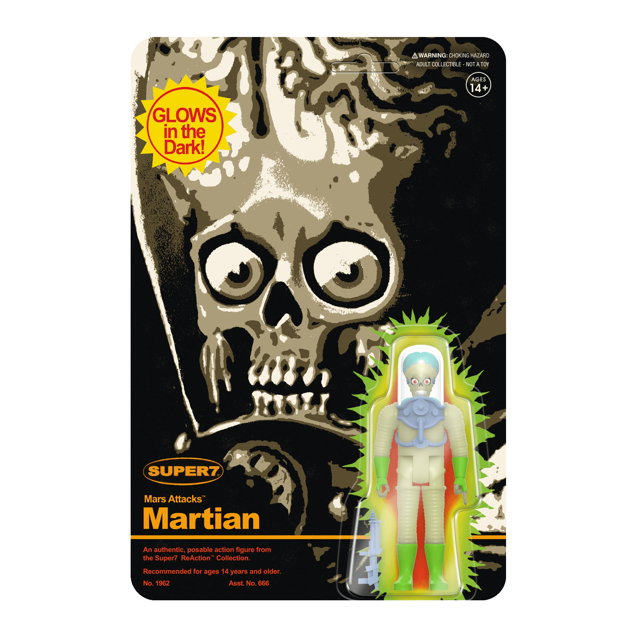 Mars Attacks ReAction - The Invasion Begins (Monster Glow)