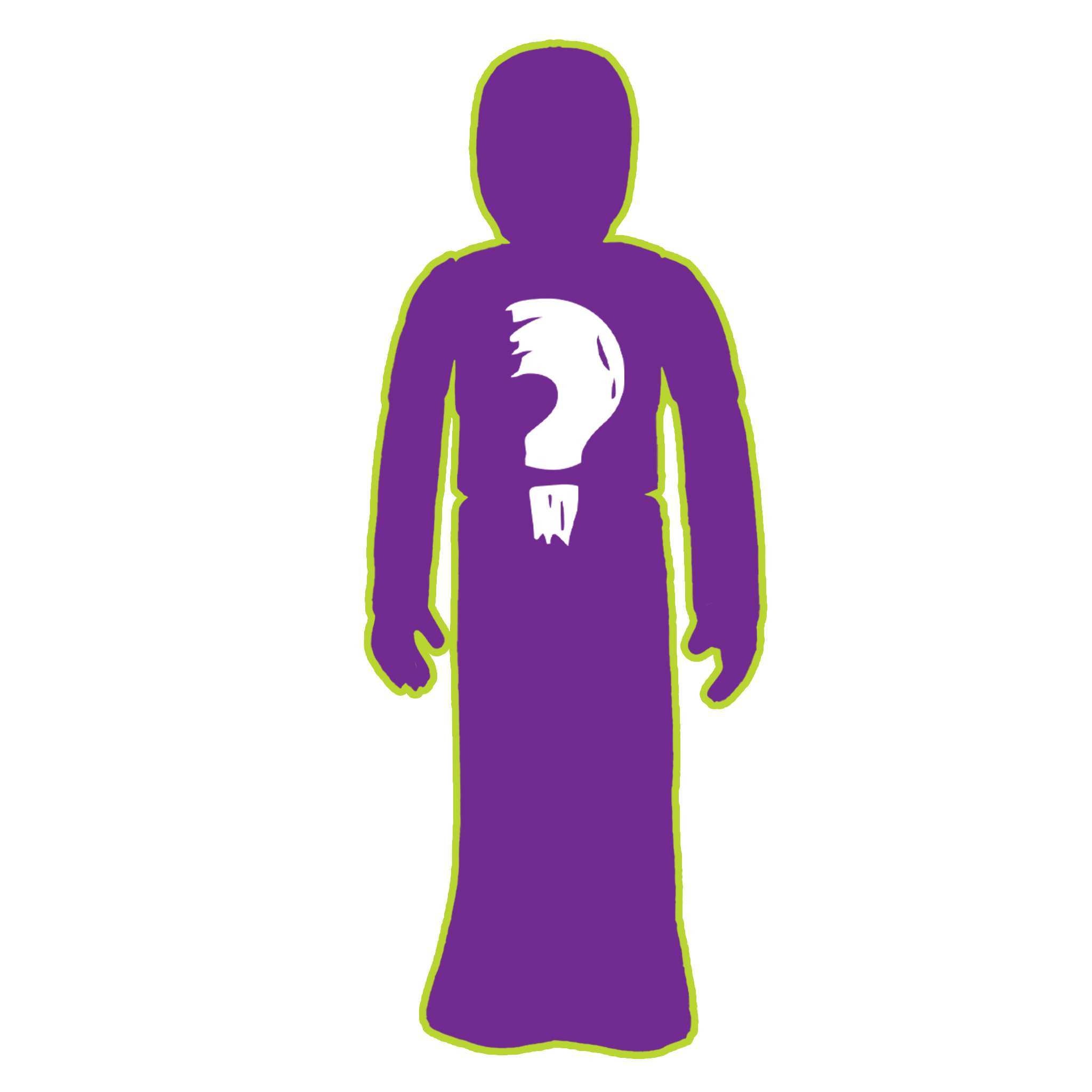 Misfits ReAction Figures - Fiend Clear Purple Glitter (w/CHASE)