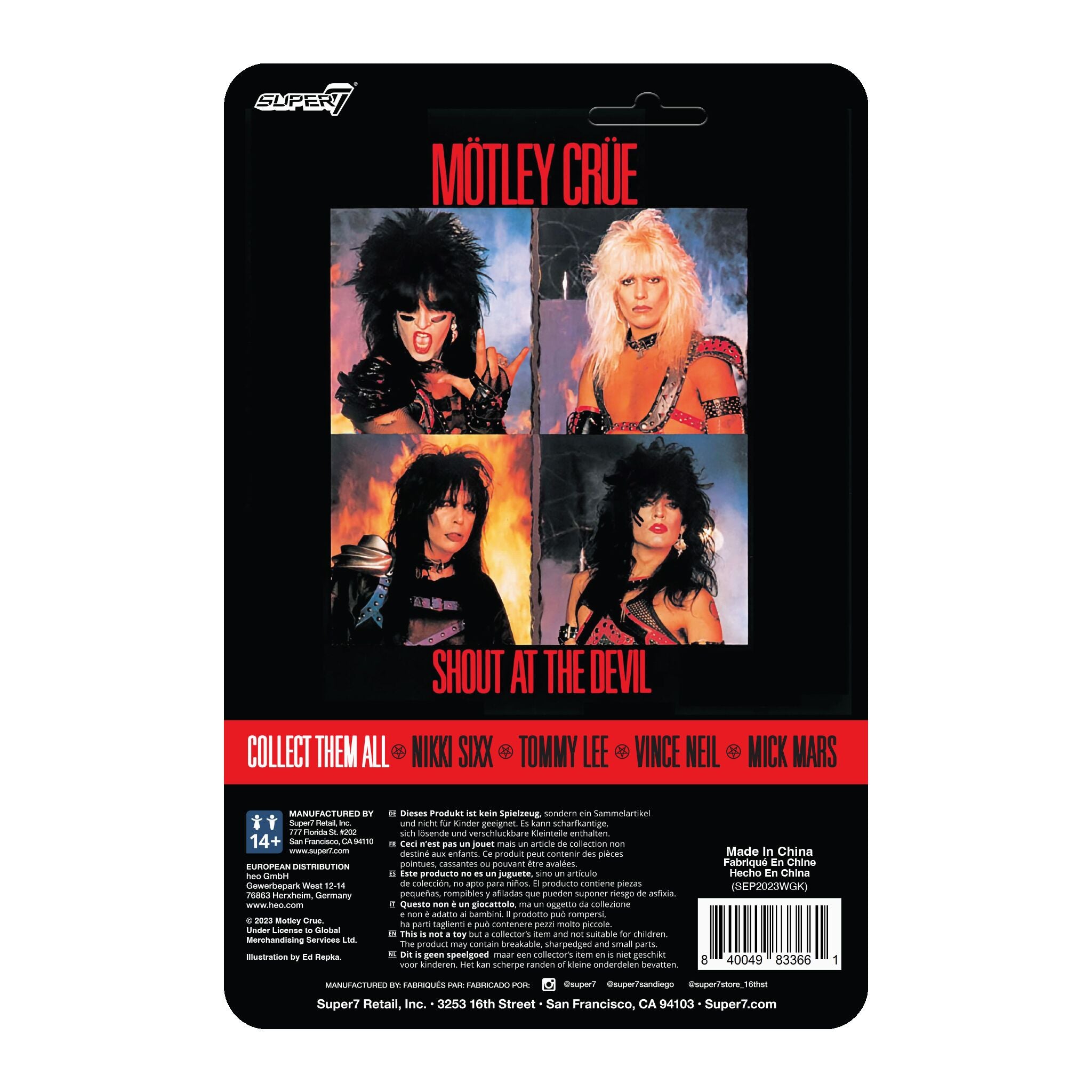 Motley Crue ReAction Figures Wave 01 - Mick Mars (Shout At The Devil)