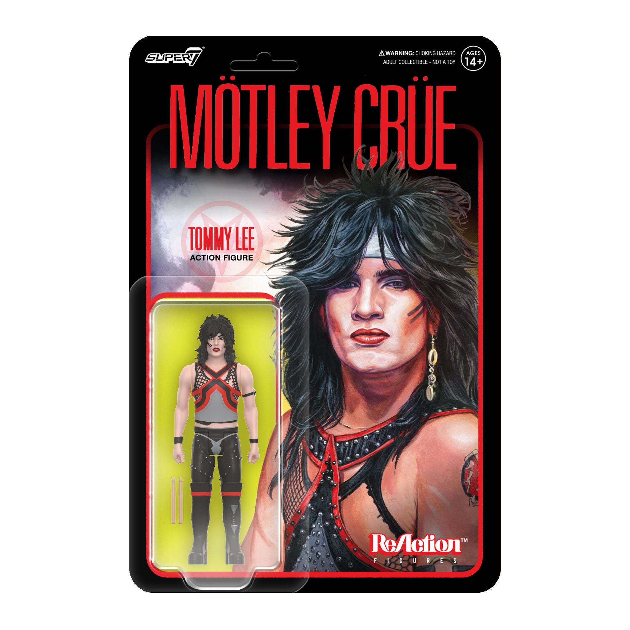 Motley Crue ReAction Figures Wave 01 - Tommy Lee (Shout At The Devil)