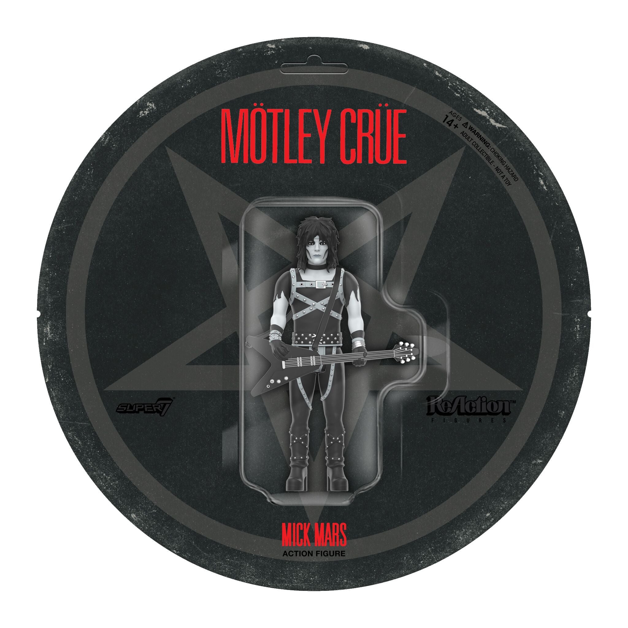 Motley Crue ReAction Figures Wave 02 - Mick Mars (Shout At The Devil - Black & White)
