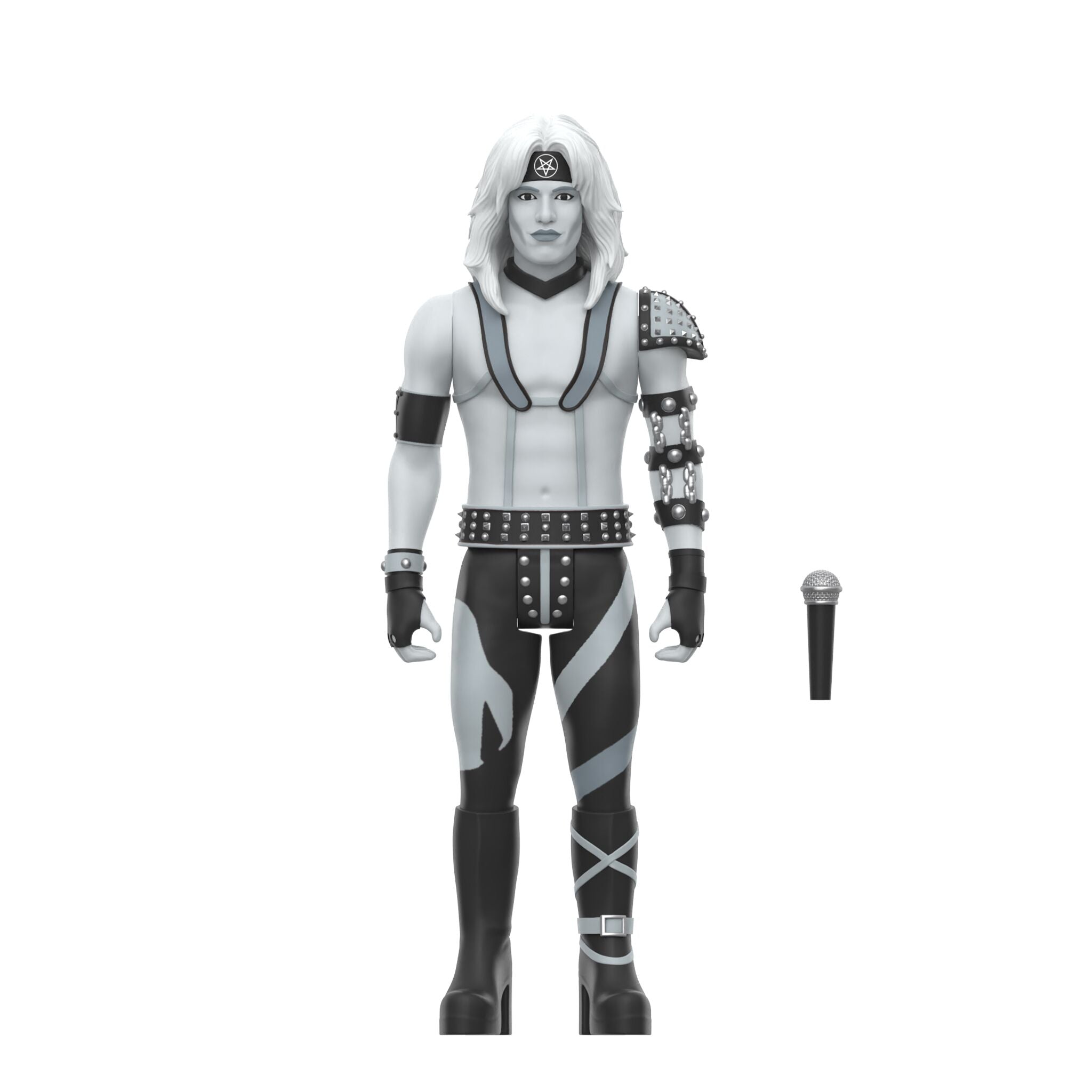 Motley Crue ReAction Figures Wave 02 - Vince Neil (Shout At The Devil - Black & White)