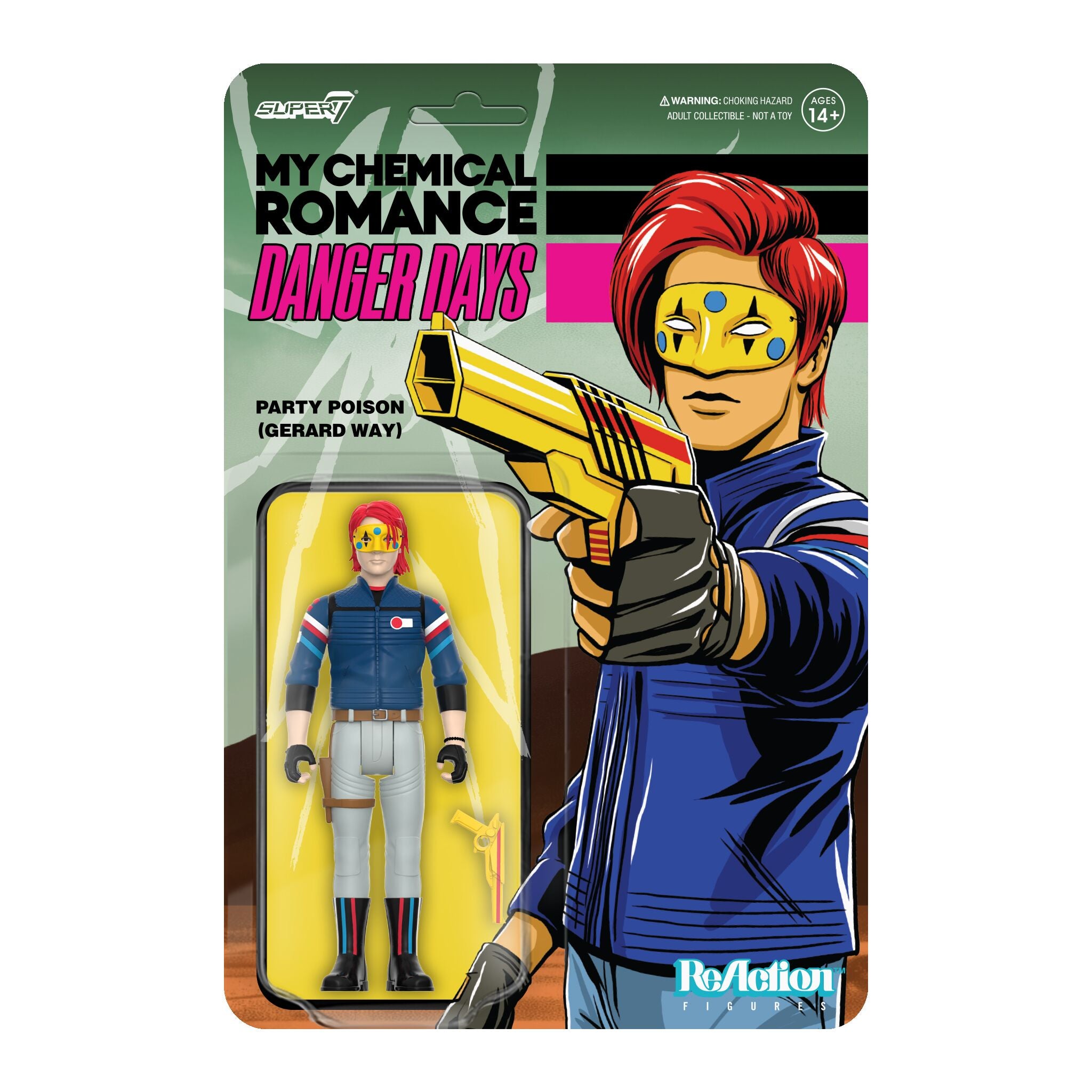 My Chemical Romance ReAction Figures Wave 01 (Danger Days) - Party Poison (Unmasked)