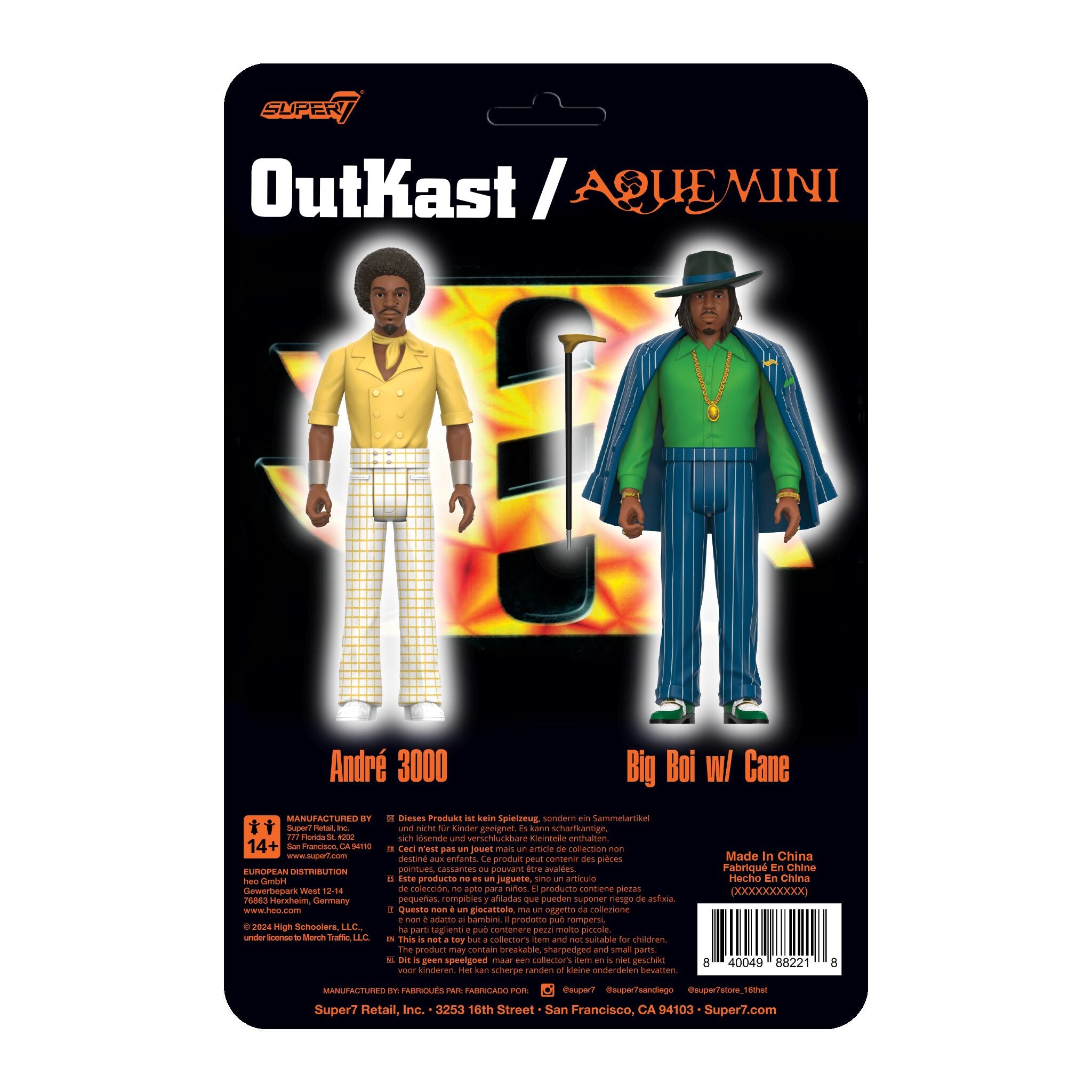 OutKast ReAction Figures Wave 02 - OutKast (Aquemini)