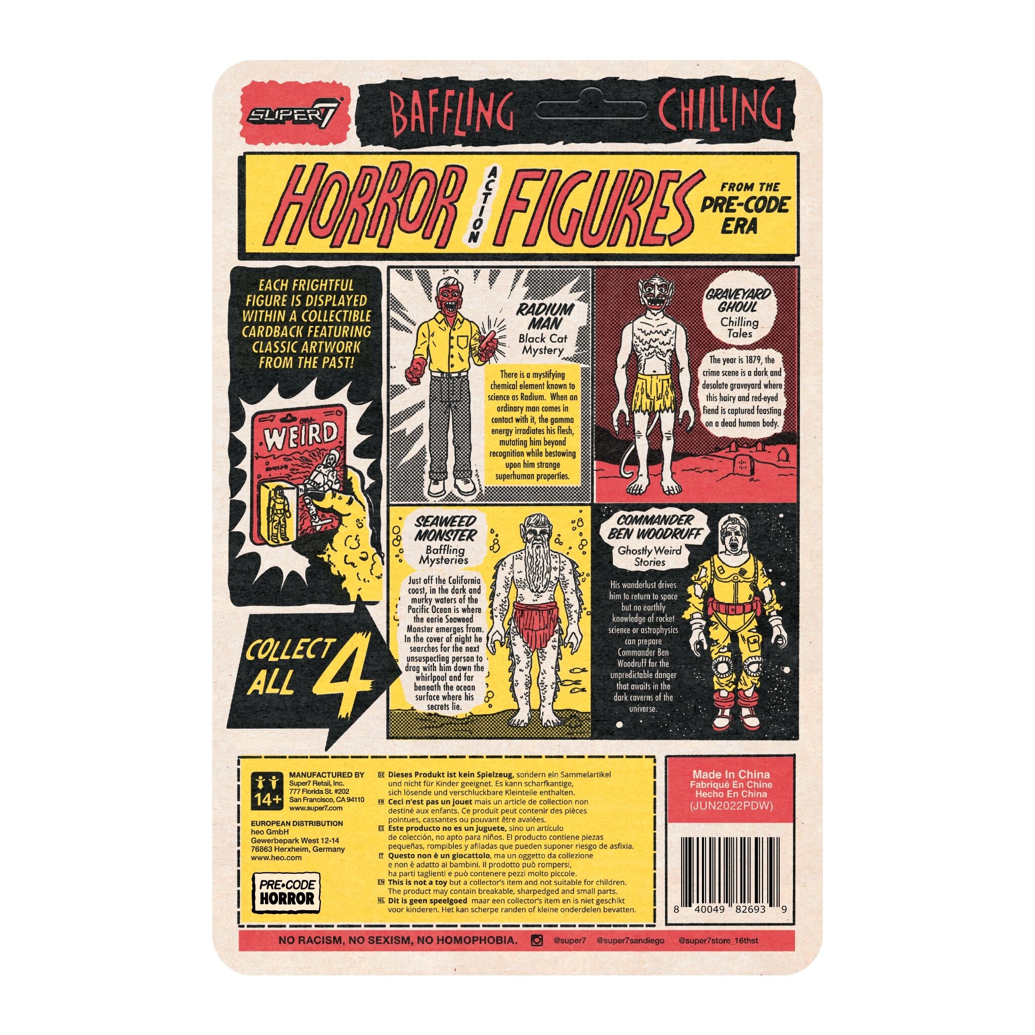 Pre-Code Horror ReAction Wave 1 - Baffling Mysteries - Seaweed Monster