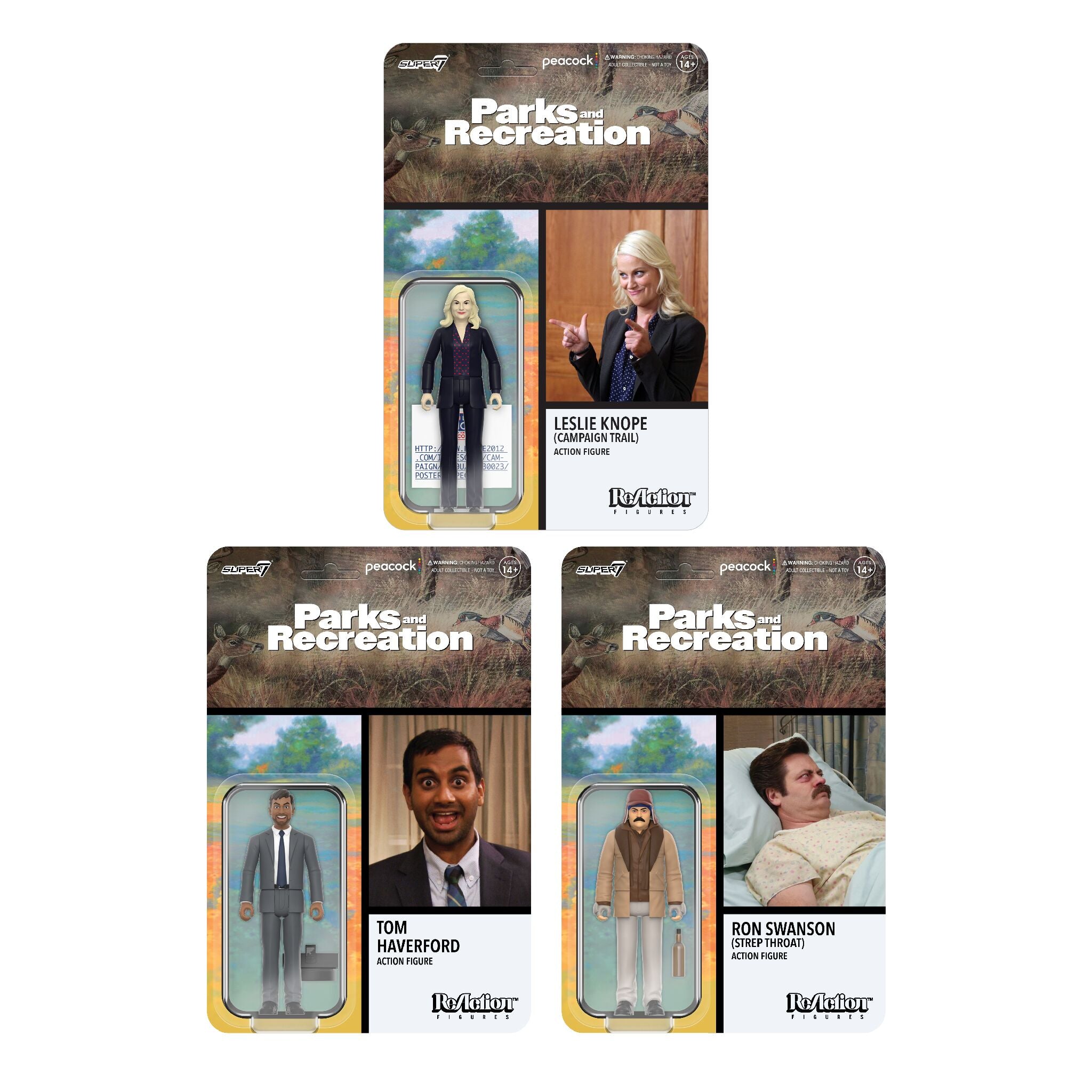 Parks and Recreation ReAction Wave 4 - Ron Swanson, Leslie Knope & Tom Haverford