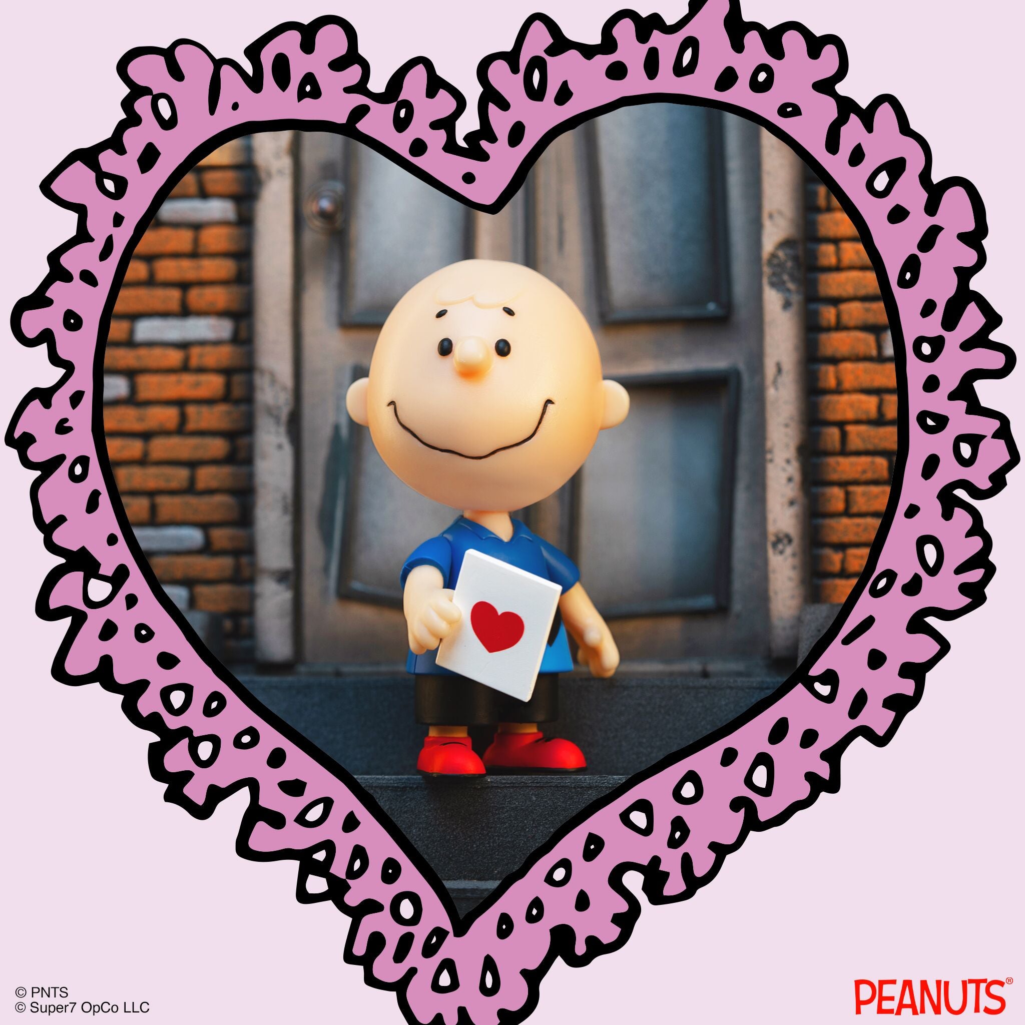 Peanuts ReAction Figures - Charlie Brown (Valentine Delivery)