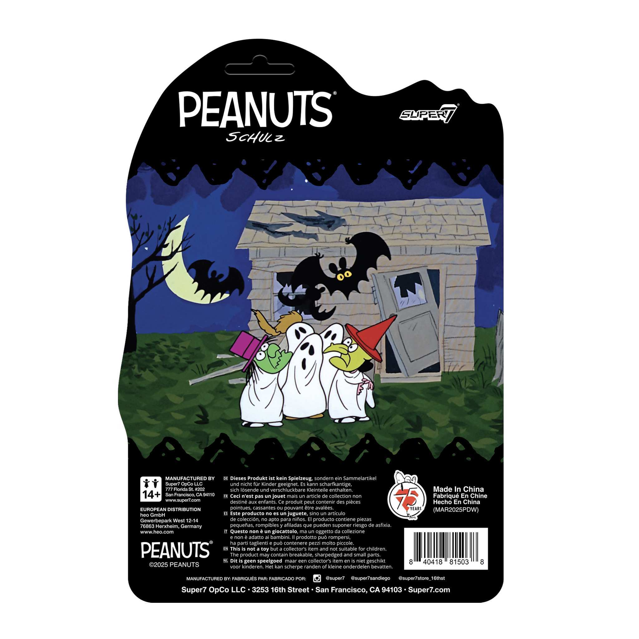 Peanuts ReAction Figures - Charlie Brown (Ghost Sheet)