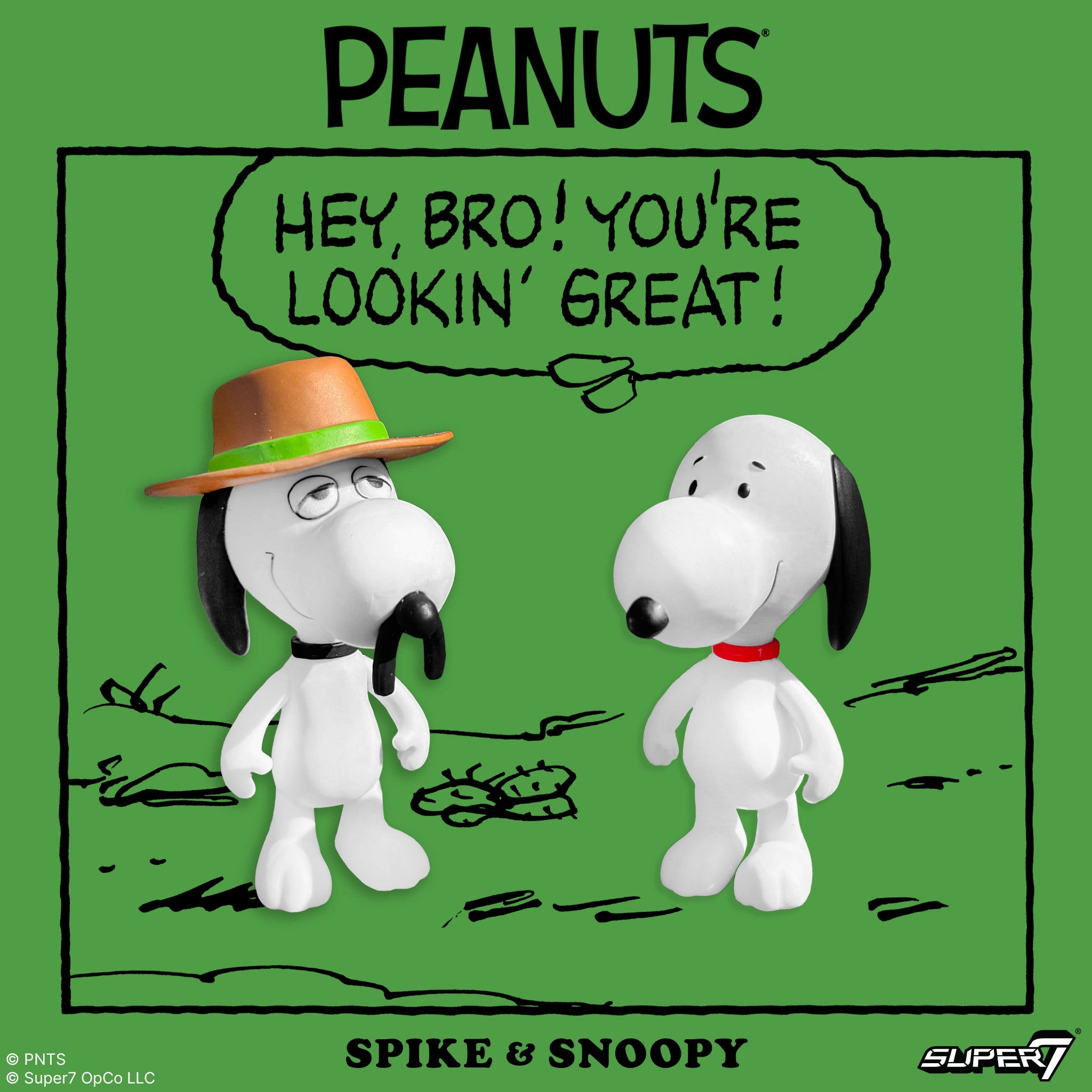 Peanuts ReAction Figures - Snoopy & Spike (2-Pack)