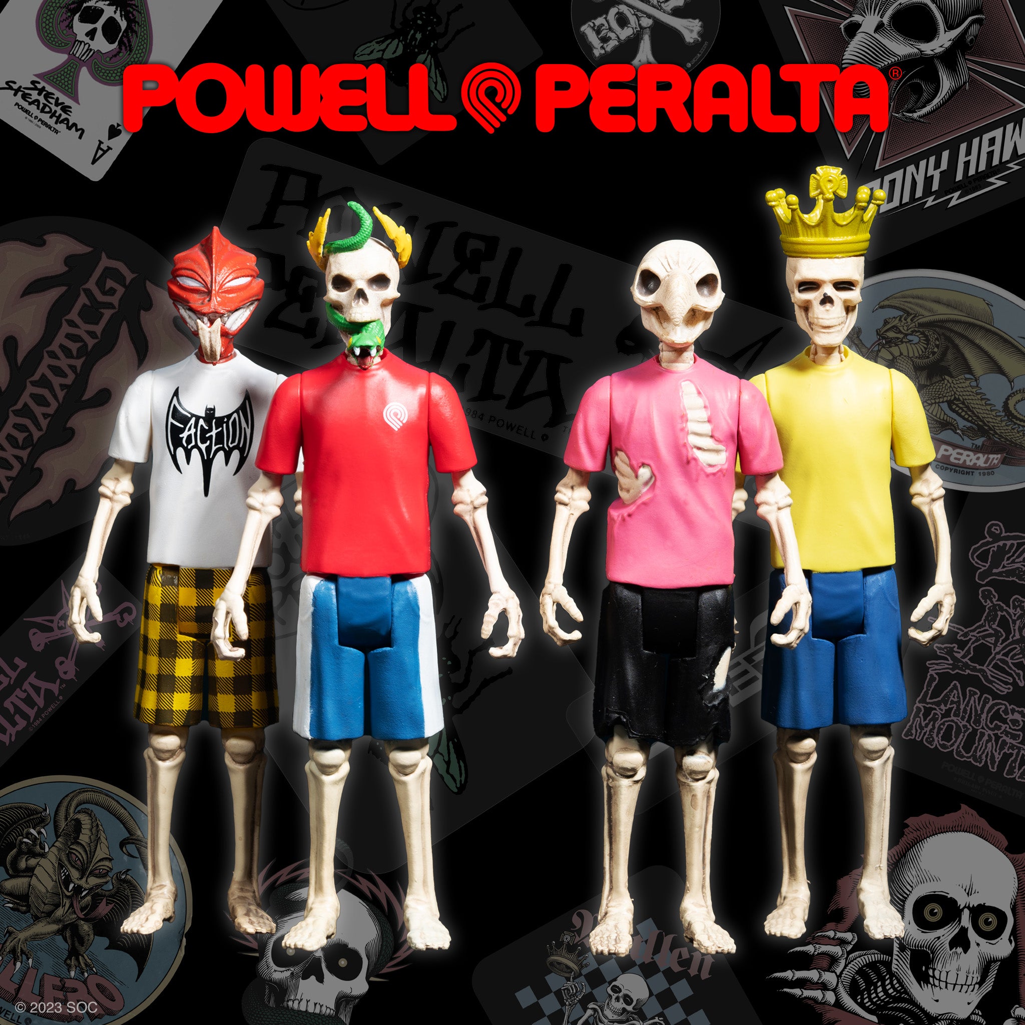 Powell-Peralta ReAction Figures Wave 2 - Set of 4