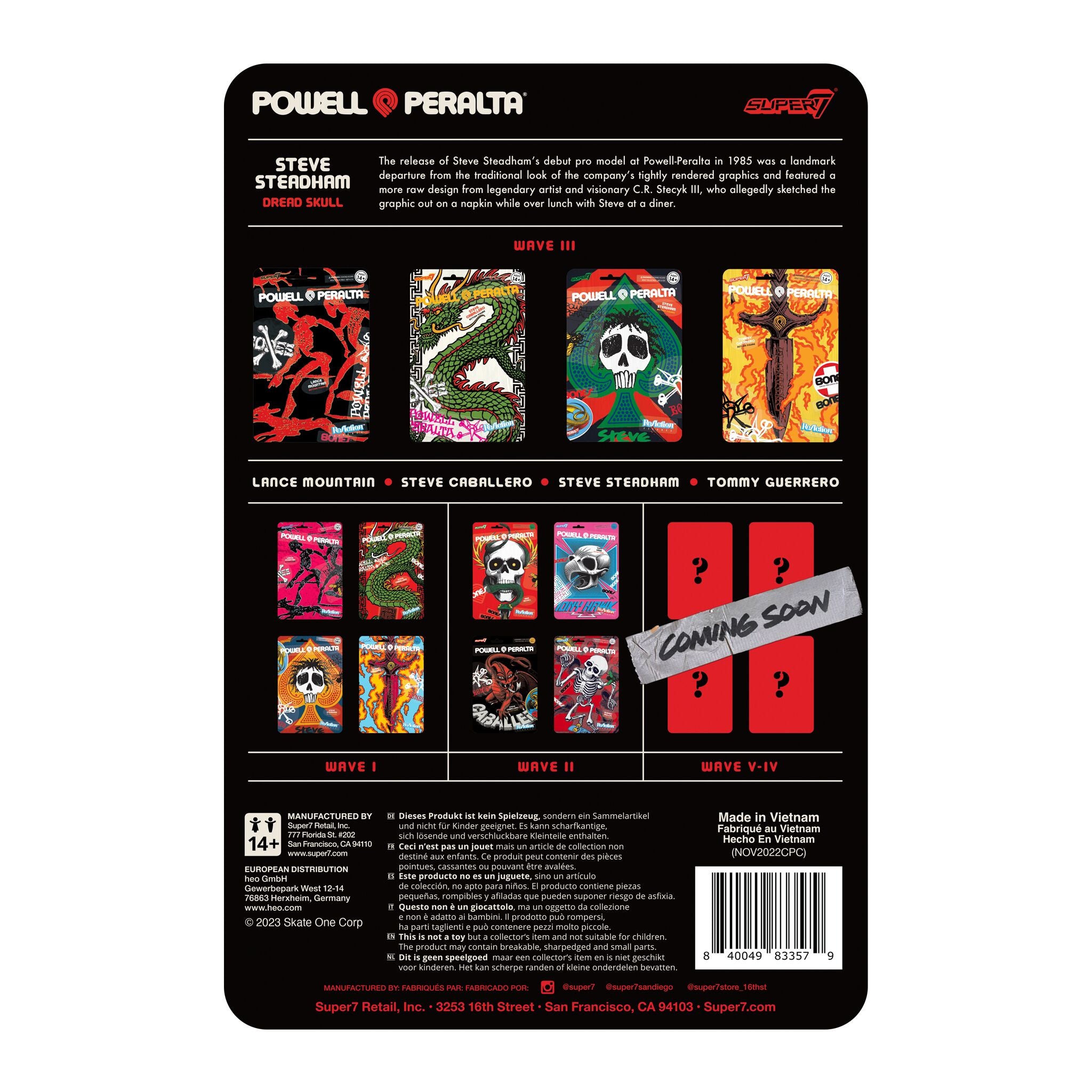 Powell-Peralta ReAction Figure Wave 3 - Steve Steadham (Del Mar)