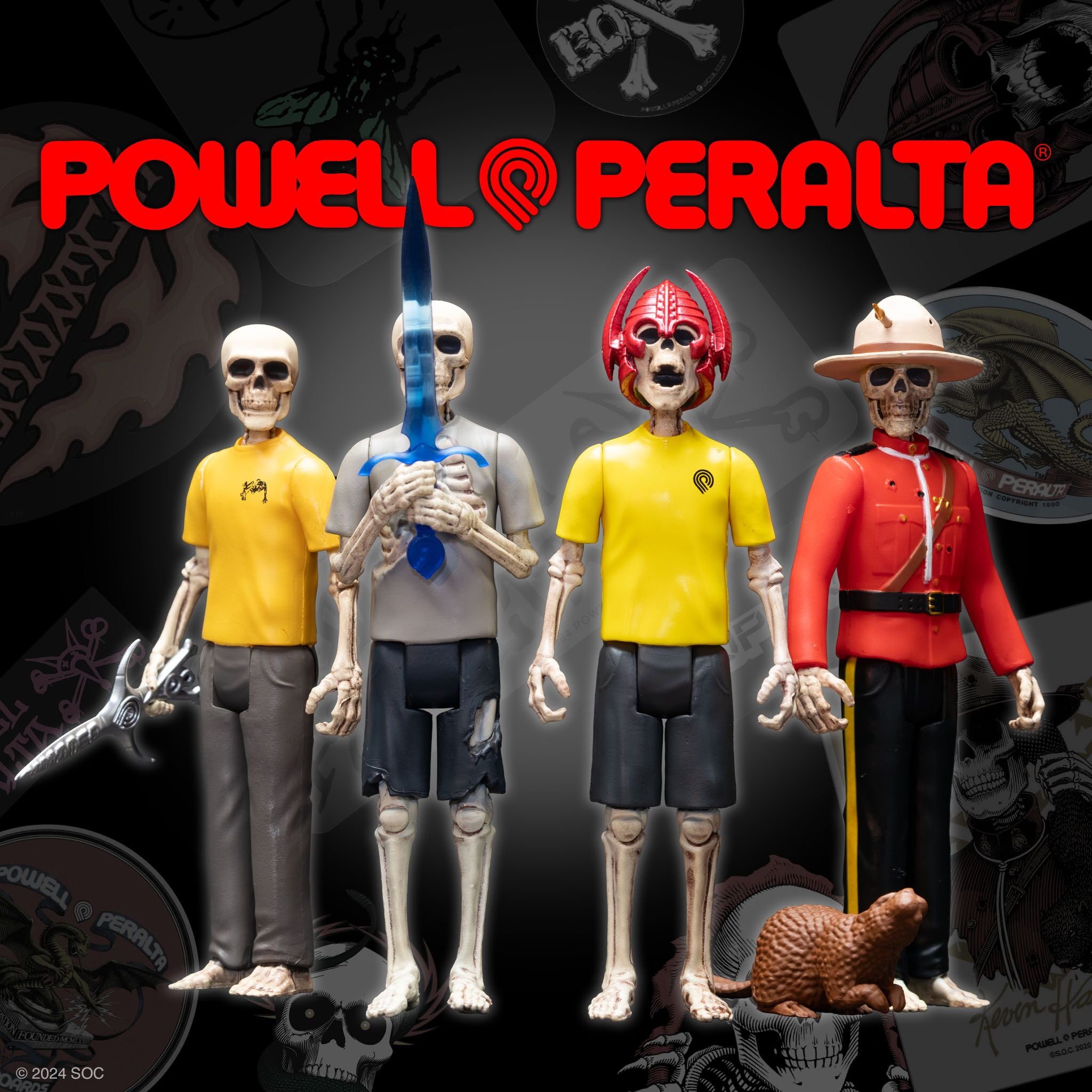 Powell-Peralta ReAction Figures Wave 4 - Set of 4