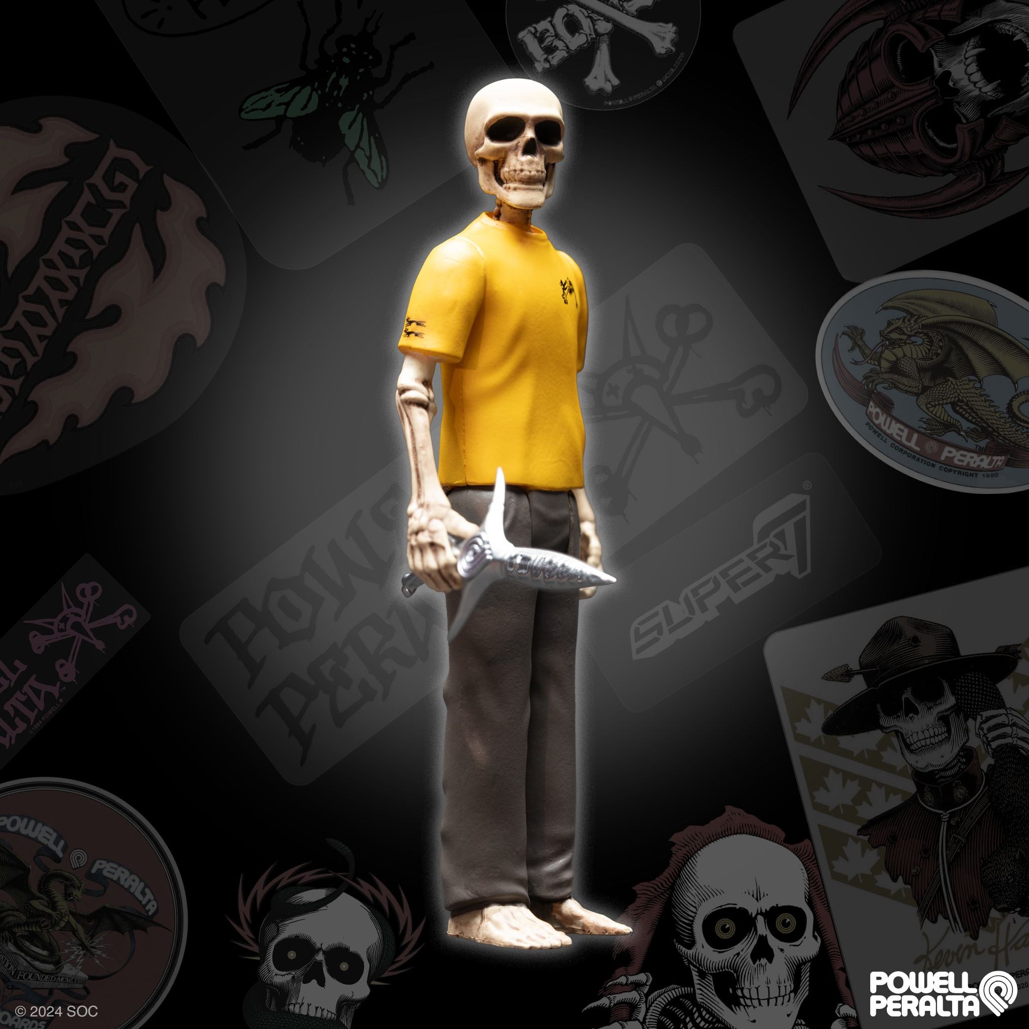 Powell-Peralta ReAction Figures Wave 04 - Tommy Guerrero (V8 Dagger/Sacto '86)