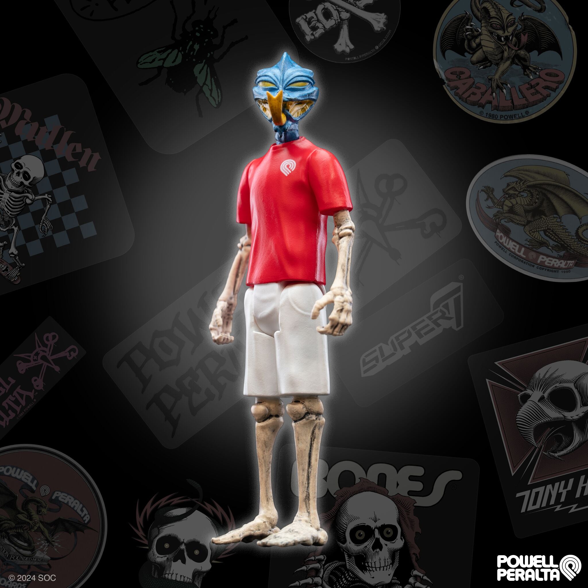 Powell-Peralta ReAction Figures Wave 05 - Steve Caballero Dragon (Animal Chin)