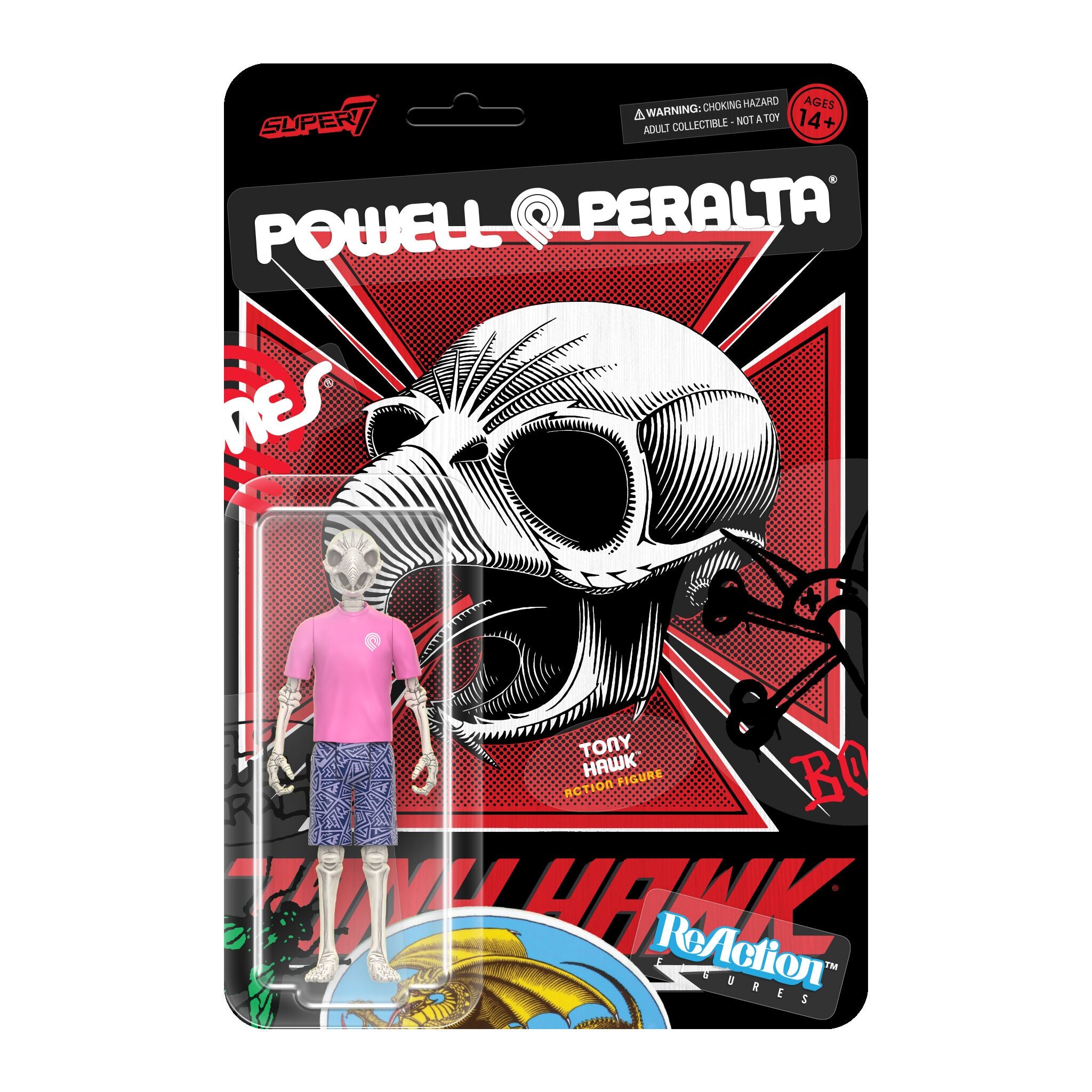 Powell-Peralta ReAction Figures Wave 5 - Tony Hawk, Mike McGill, Steve Caballero, and Rodney Mullen