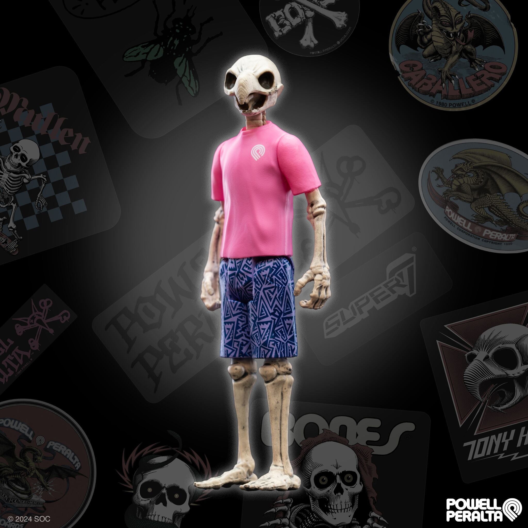 Powell-Peralta ReAction Figures Wave 5 - Tony Hawk, Mike McGill, Steve Caballero, and Rodney Mullen