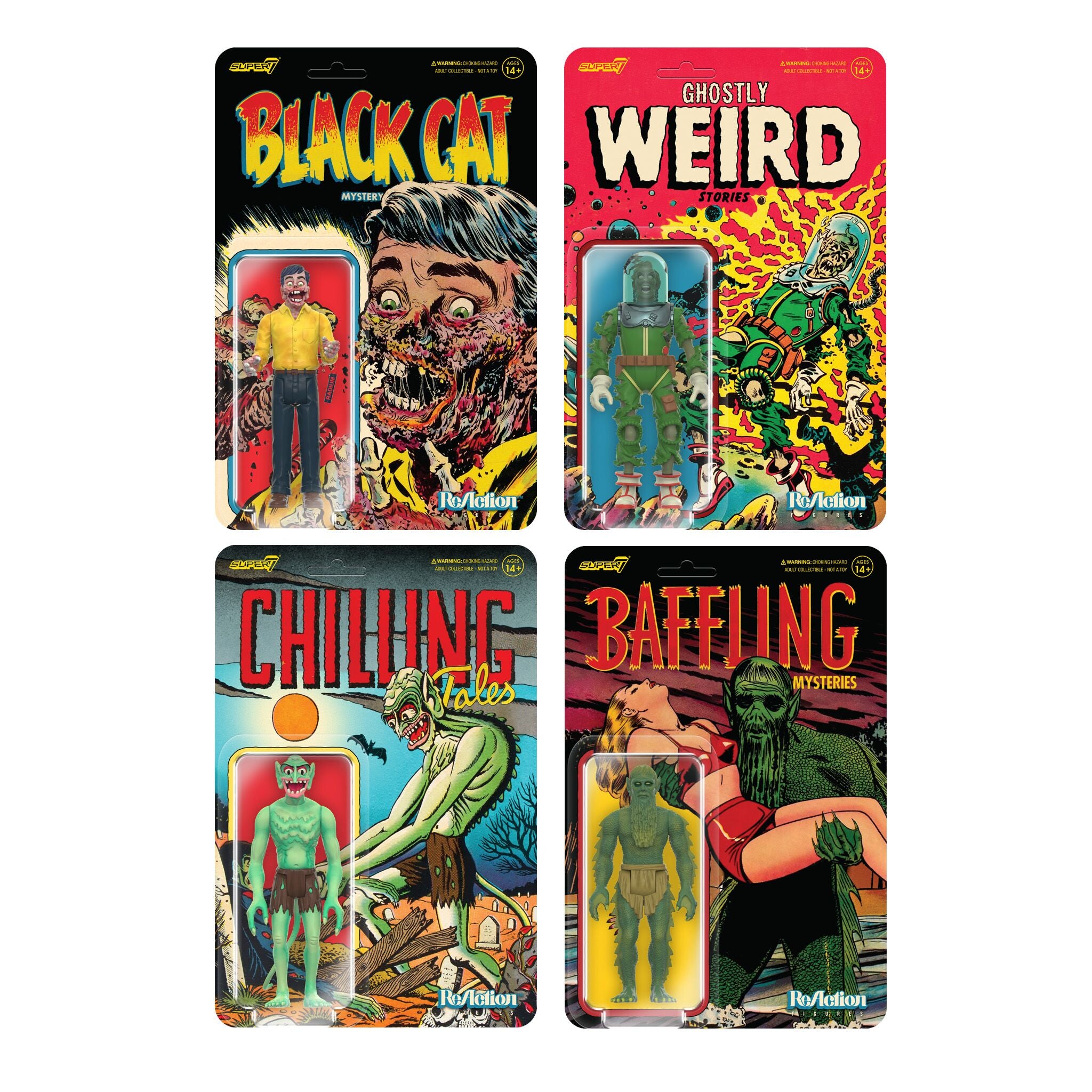 Pre-Code Horror ReAction Figures Wave 1 - Set of 4