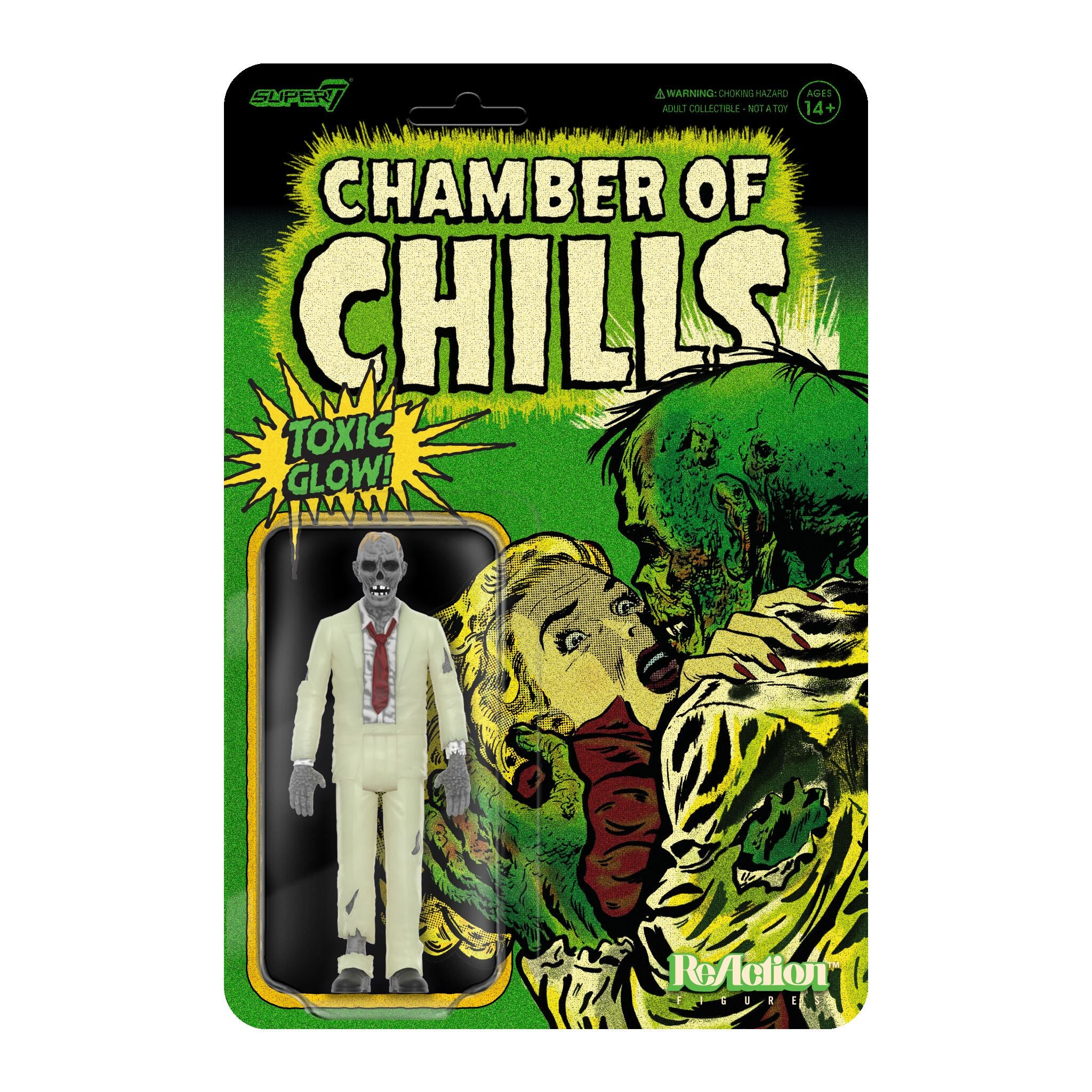 Pre-Code Horror ReAction Figures Wave 04 - Chamber of Chills 23 - Heartless Zombie (Glow)