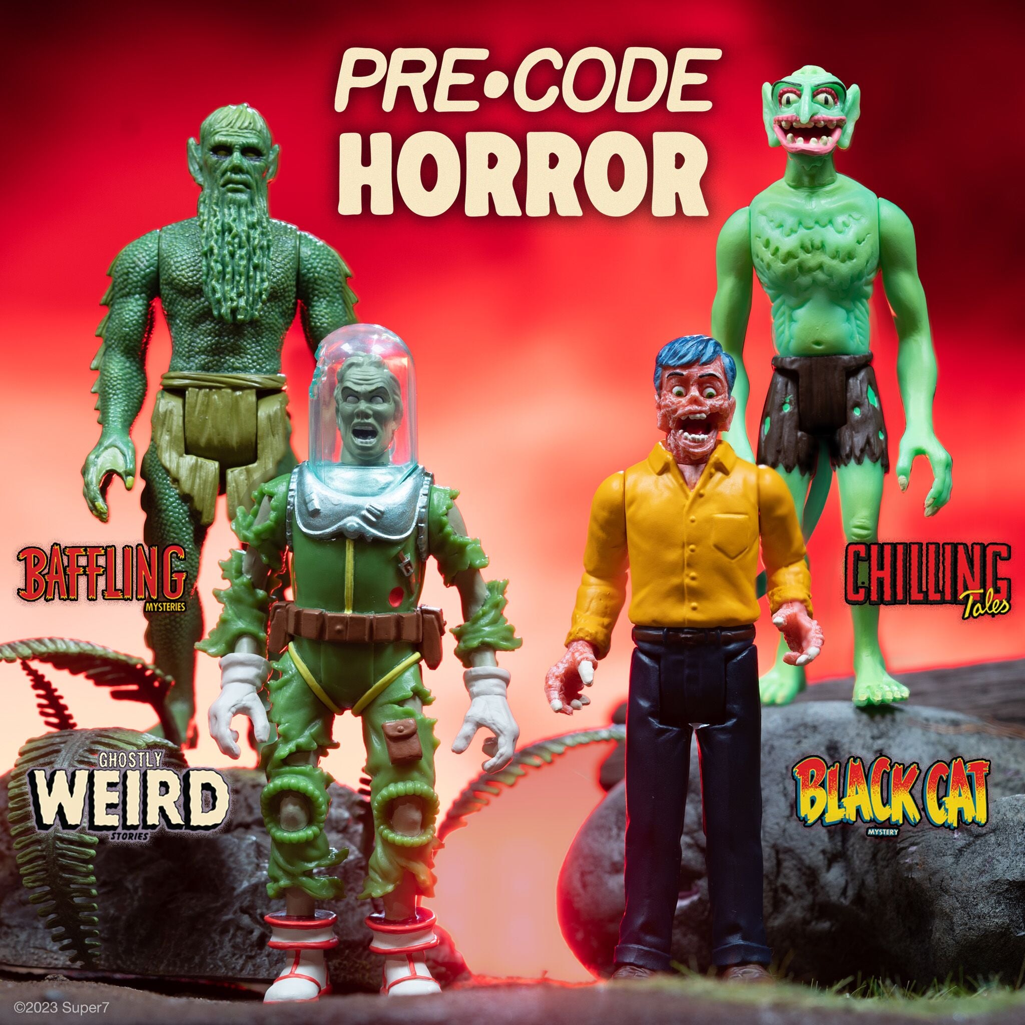 Pre-Code Horror ReAction Figures Wave 1 - Set of 4