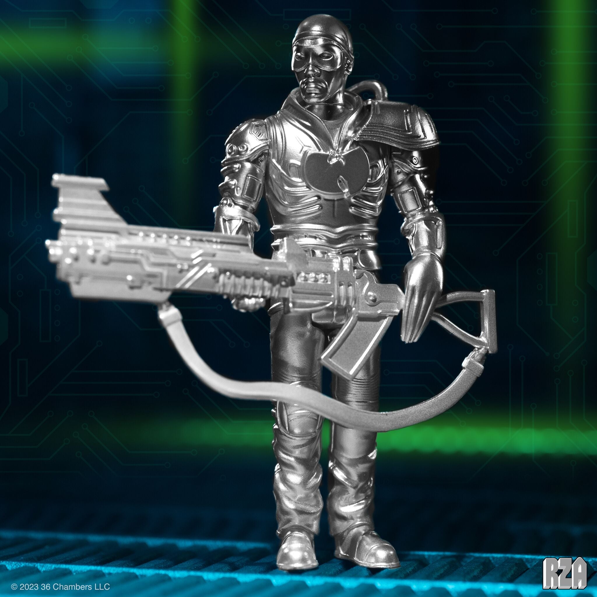 Bobby Digital ReAction Figures Wave 03 - Bobby Digital (Metallic Silver w/ 45 Adaptor)