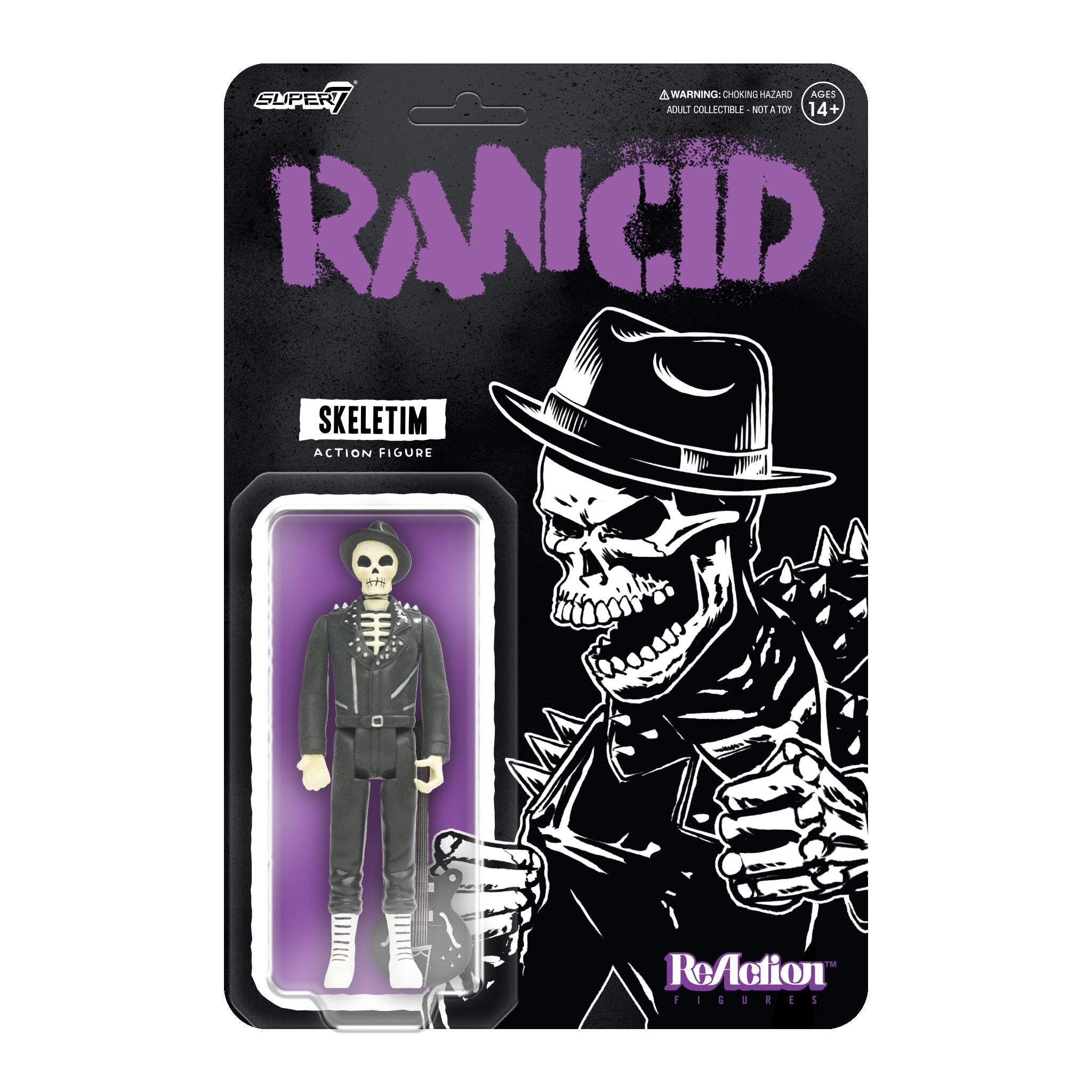 Rancid ReAction Figures Wave 05 - Skeletim (Time Bomb)