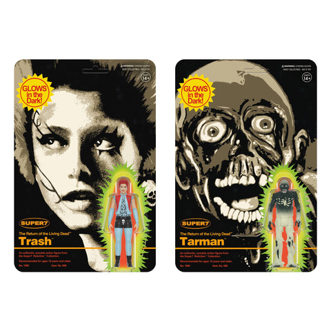 Return of the Living Dead ReAction Figures Wave 4 - Tarman & Trash (Monster Glow)