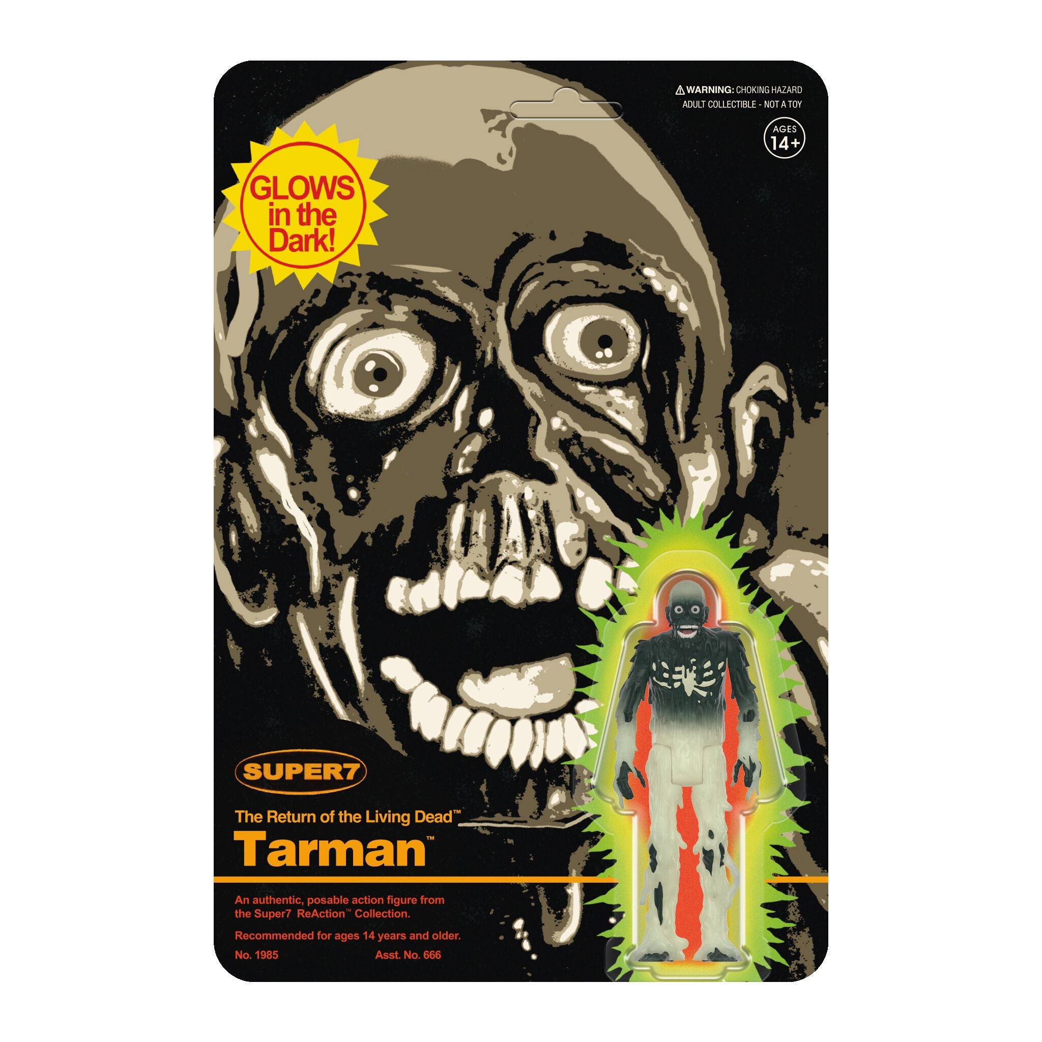 Return of the Living Dead ReAction Figures Wave 04 - Tarman (Monster Glow)